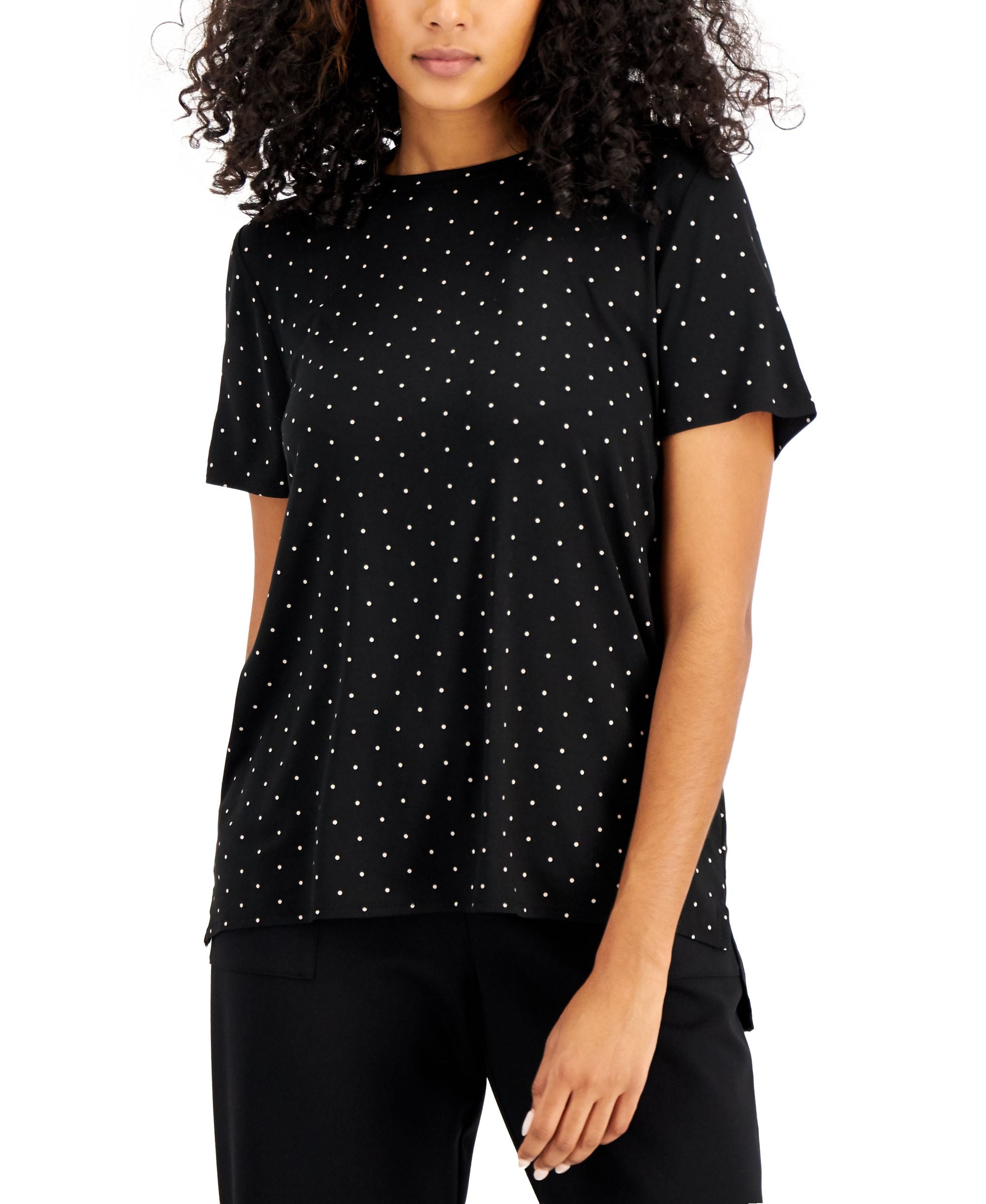Alfani Printed Crewneck T-Shirt