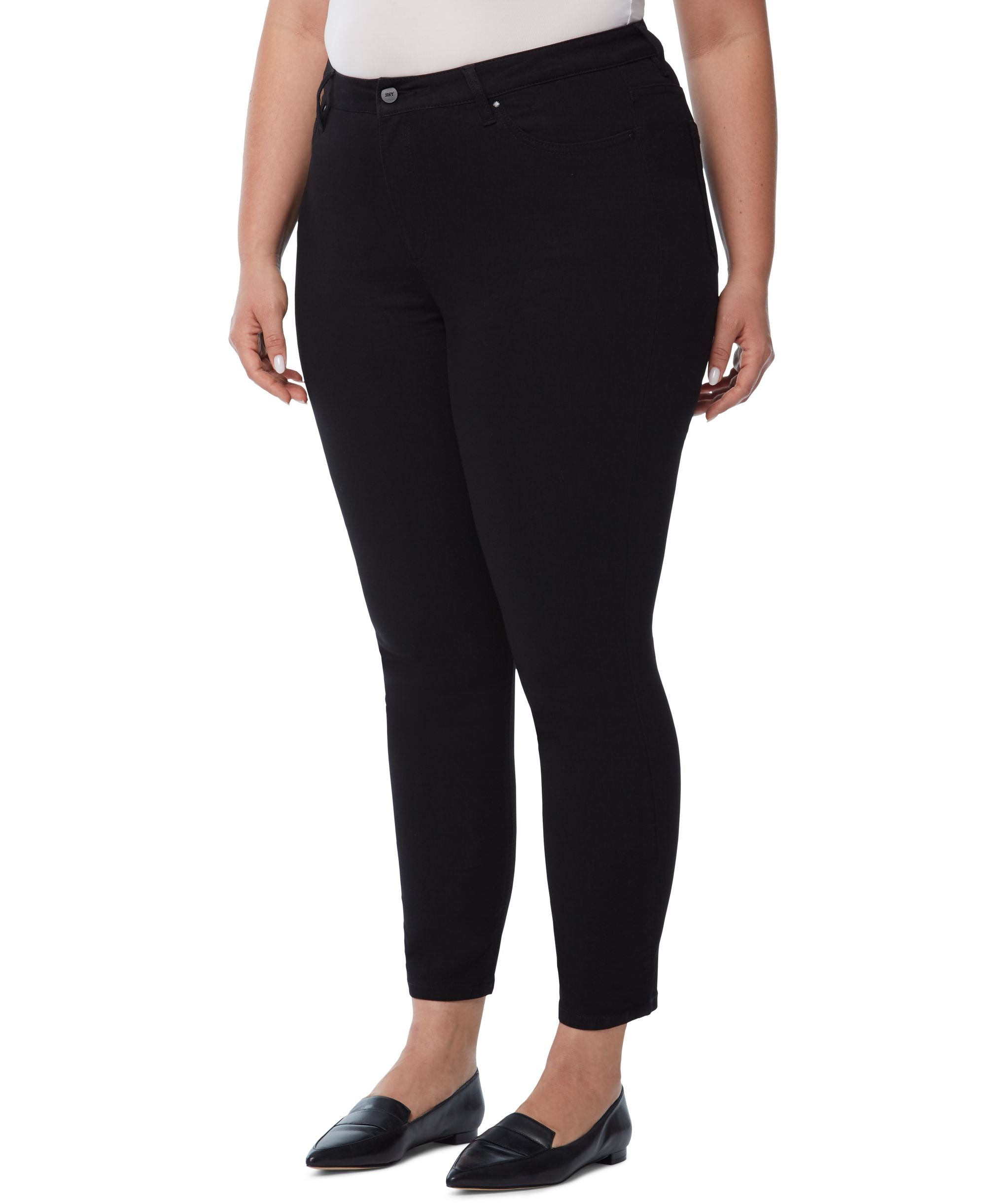 Jones New York Plus Size Lexington High Rise Skinny Ankle Jeans