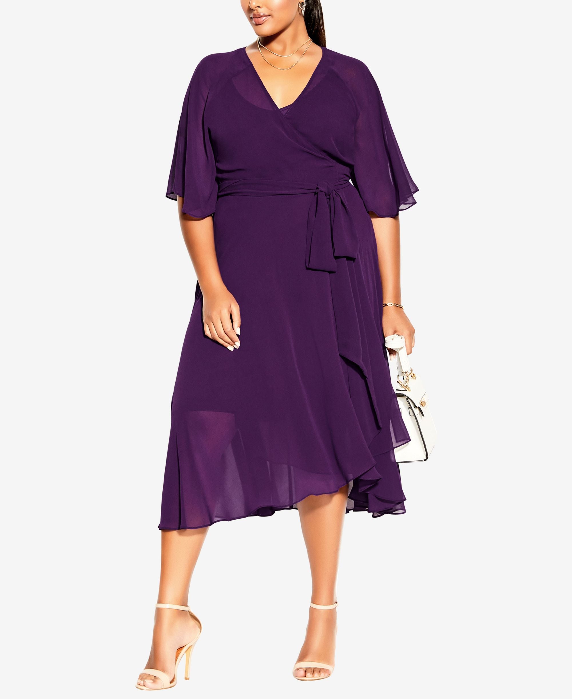City Chic Trendy Plus Enthral Me Dress