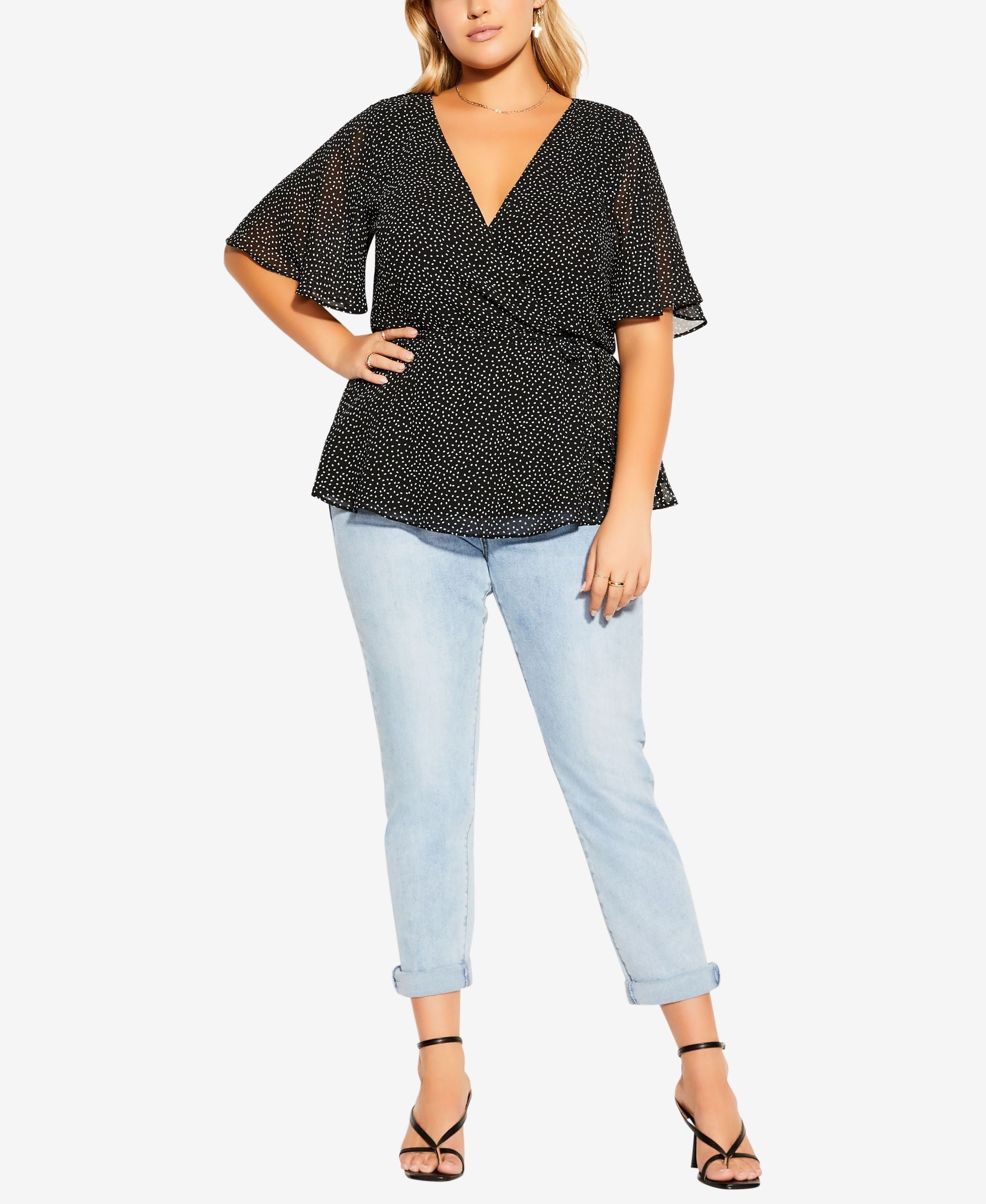 City Chic Trendy Plus Size Sweet Spot Top