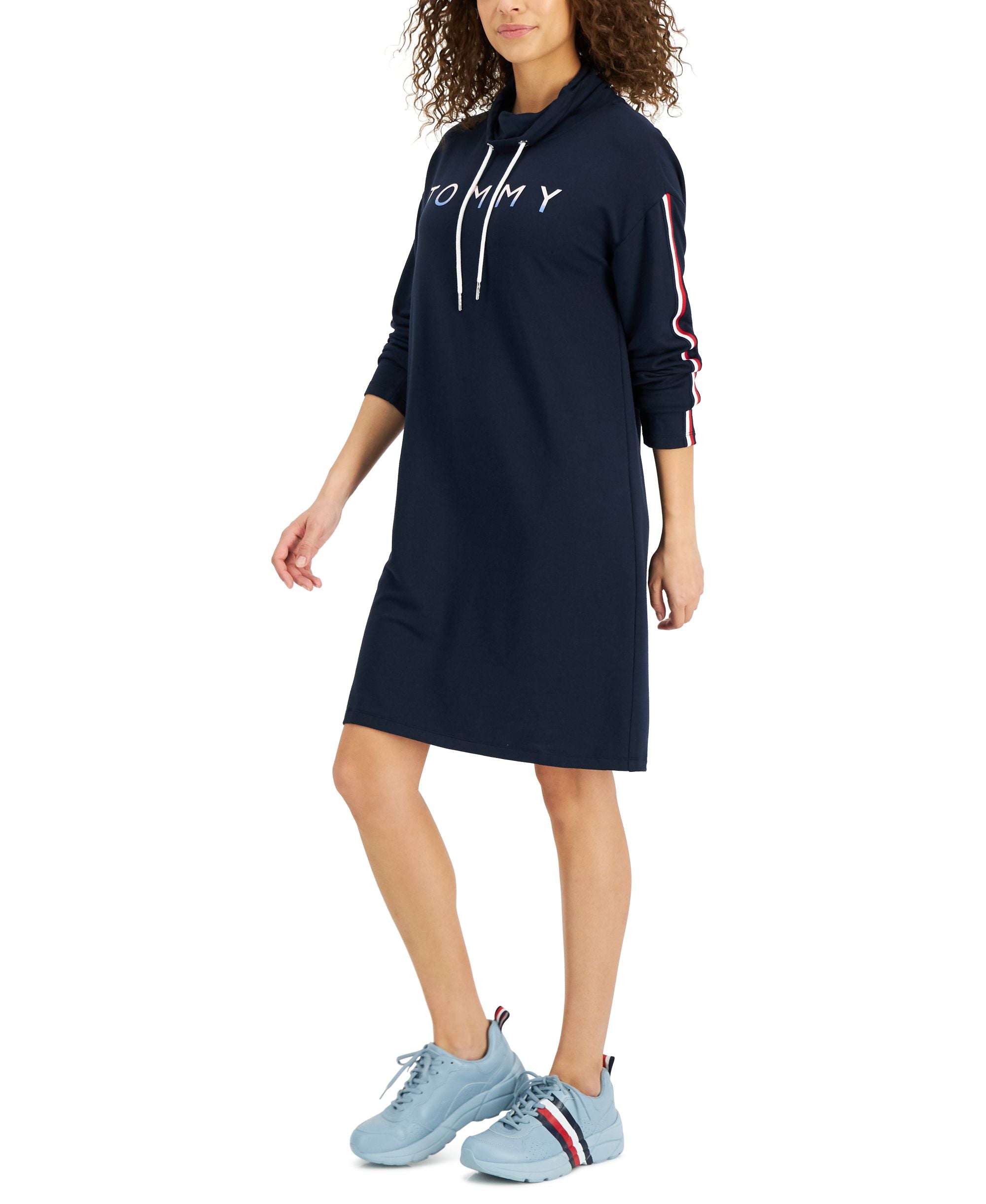 Women's Cowlneck Logo Sneaker Dress