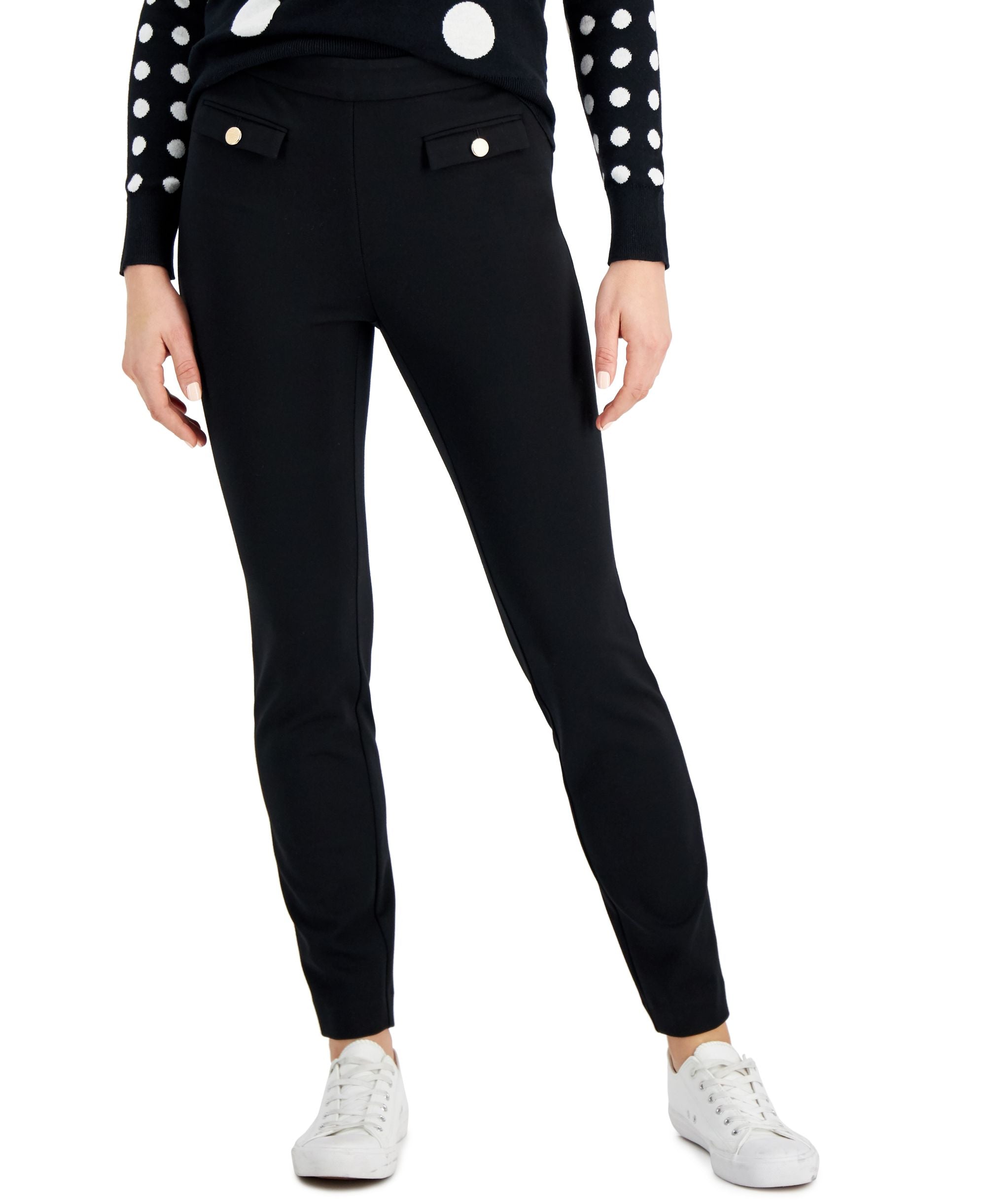 Charter Club Ponte Knit Pull On Skinny Pants