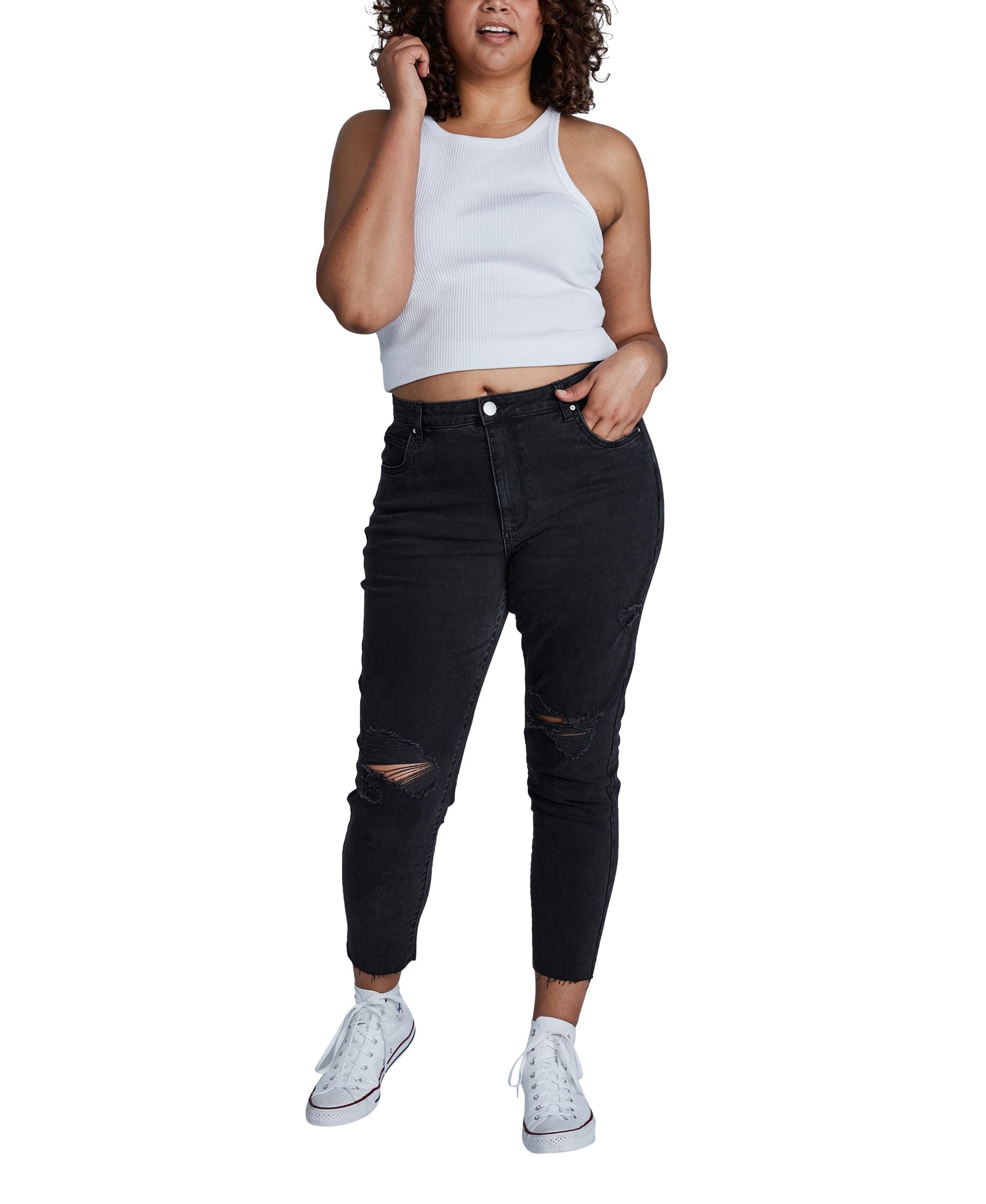 Trendy Plus Size Taylor Mom Jeans