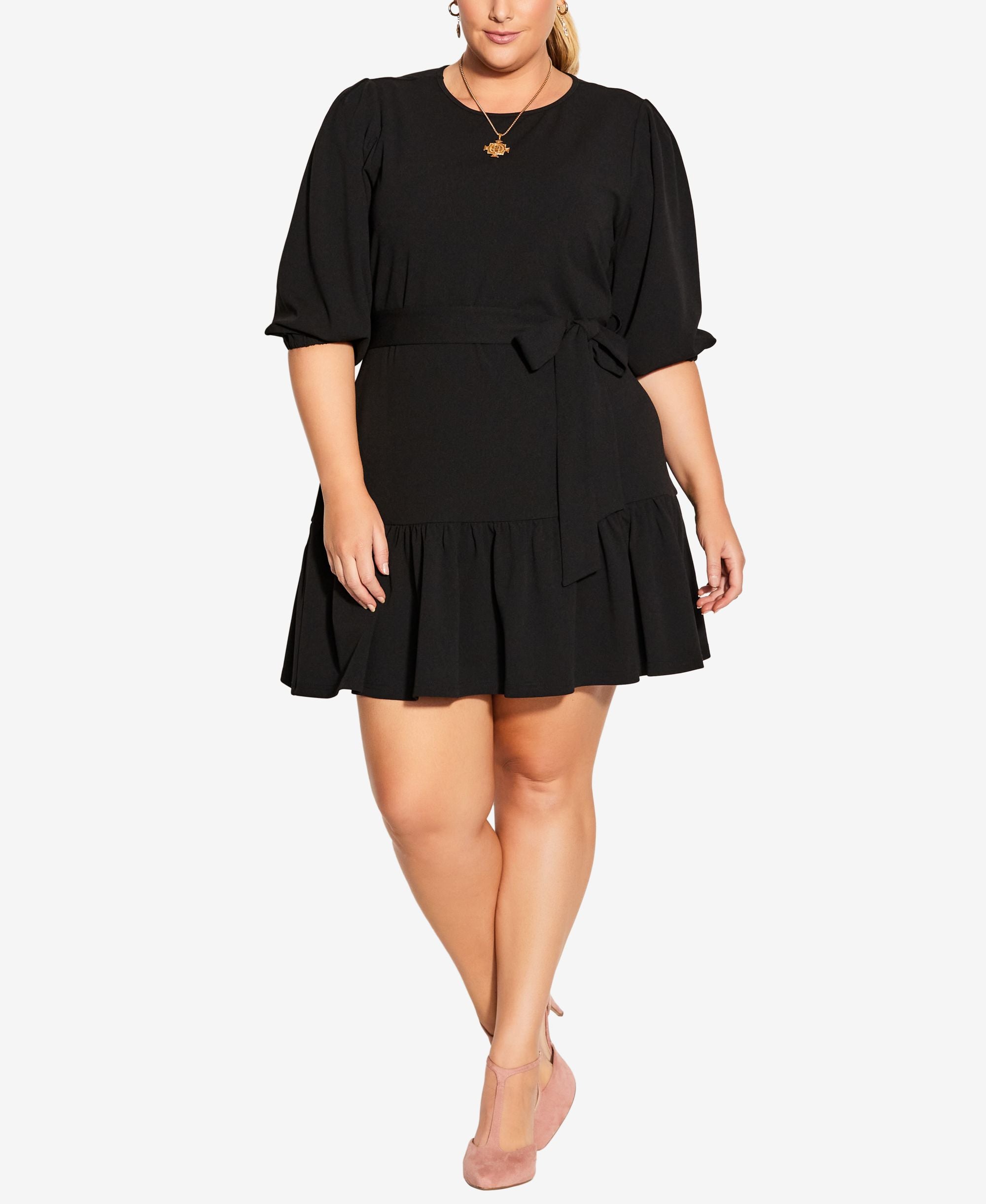 City Chic Trendy Plus Love Me Knot Dress
