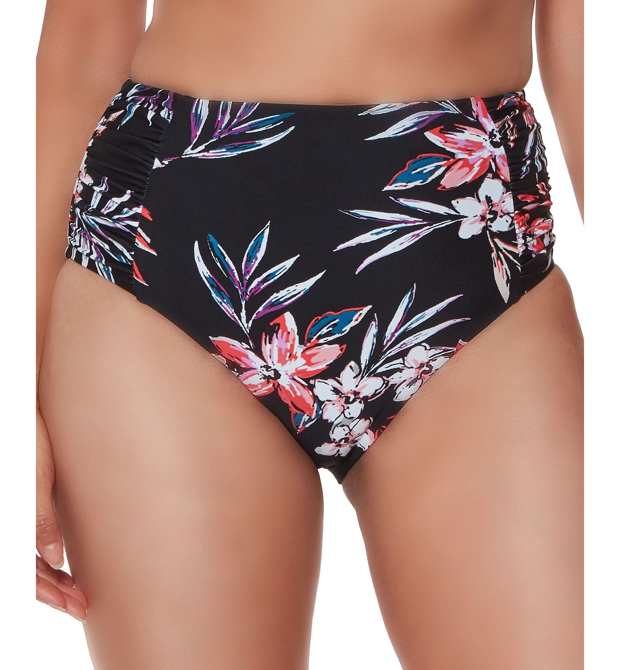 Tropical Escape High-Waist Bikini Bottoms