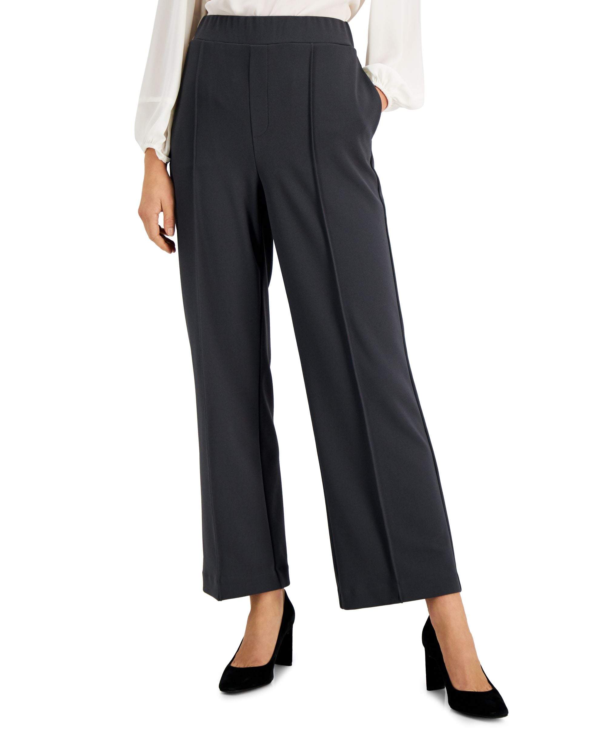 Alfani Pull On Wide Leg Pants
