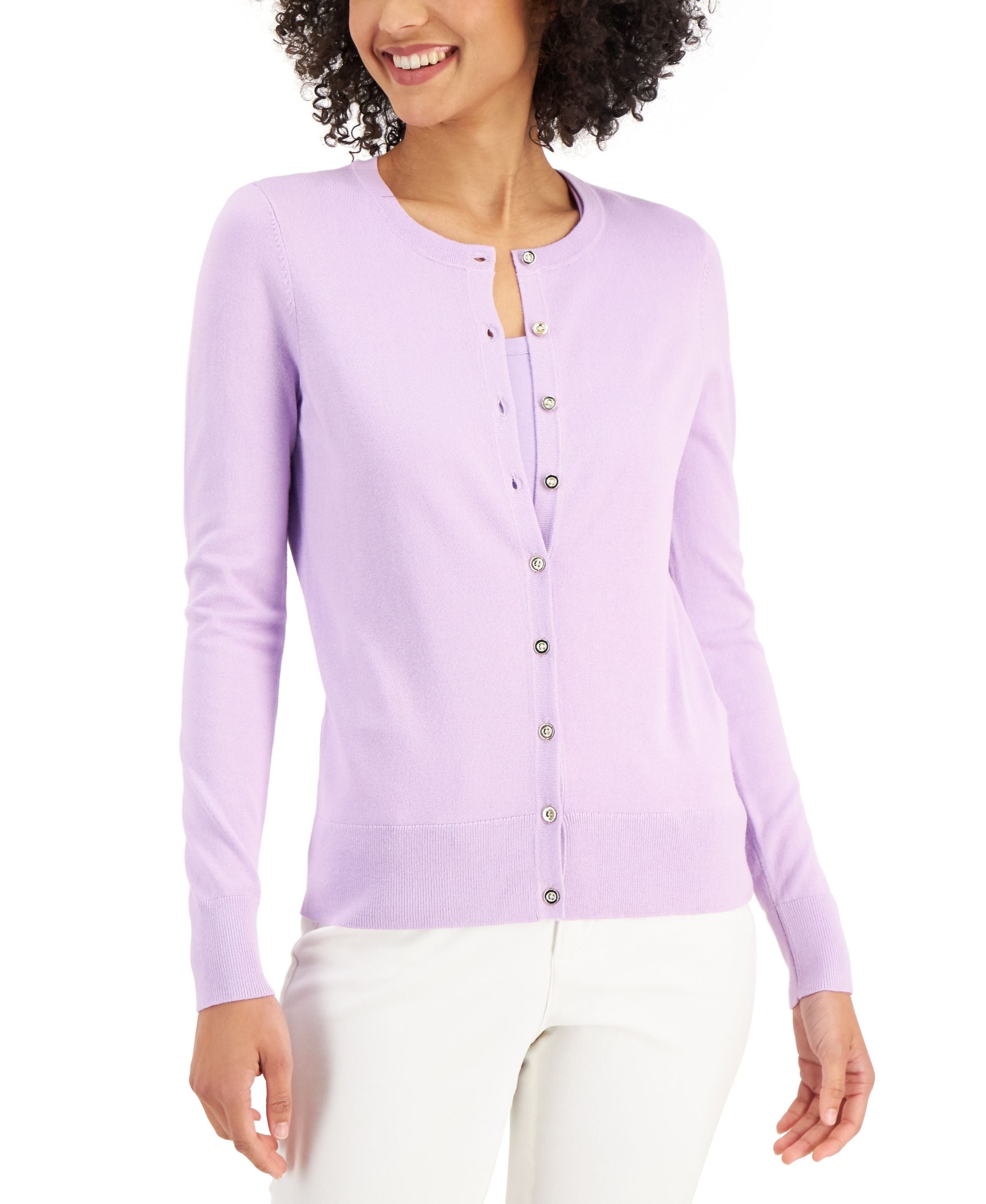 Charter Club Button Cardigan