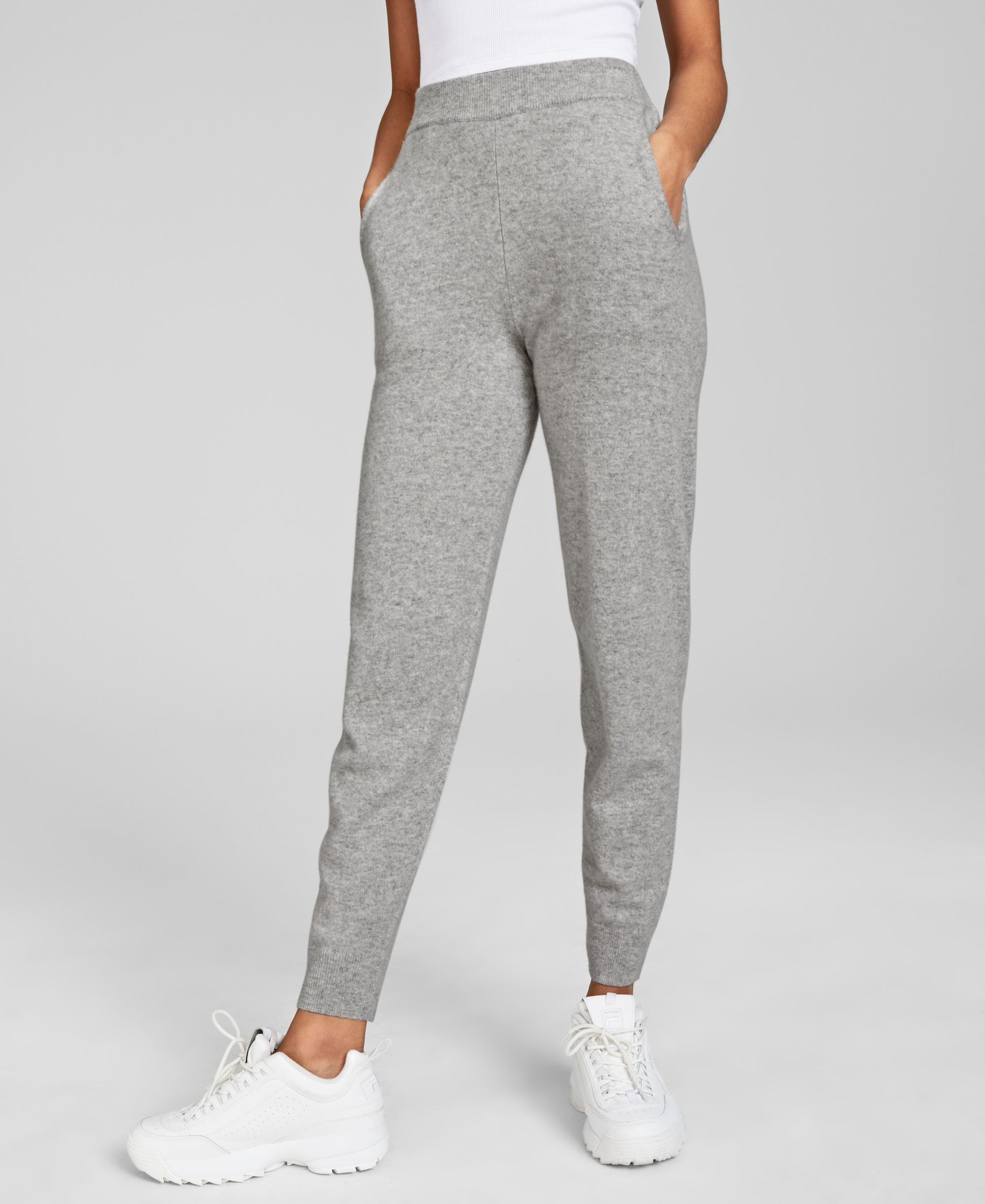 Charter Club 100 Cashmere Pocket Joggers