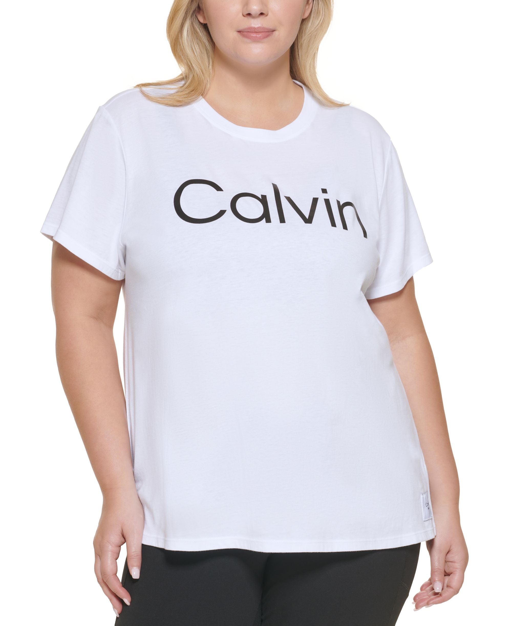 Calvin Klein Performance Plus Size Logo Graphic T-Shirt