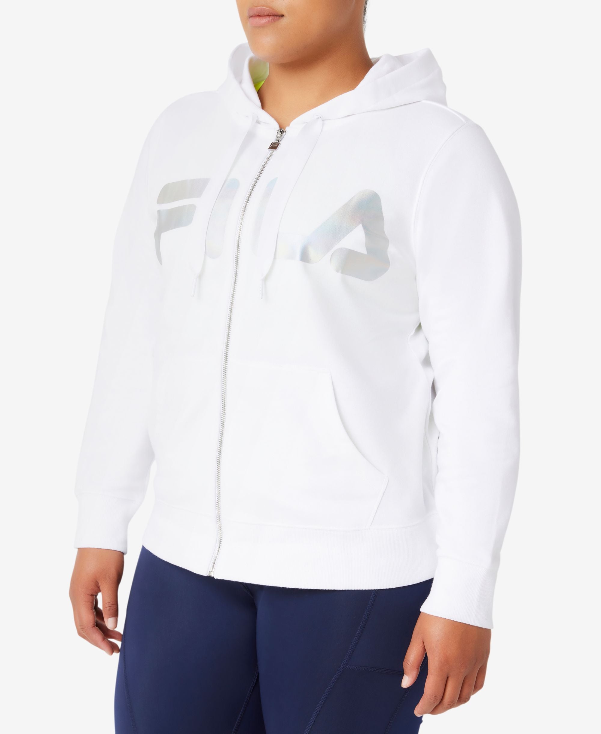 Fila Curve Graphic Zippered Hoodie