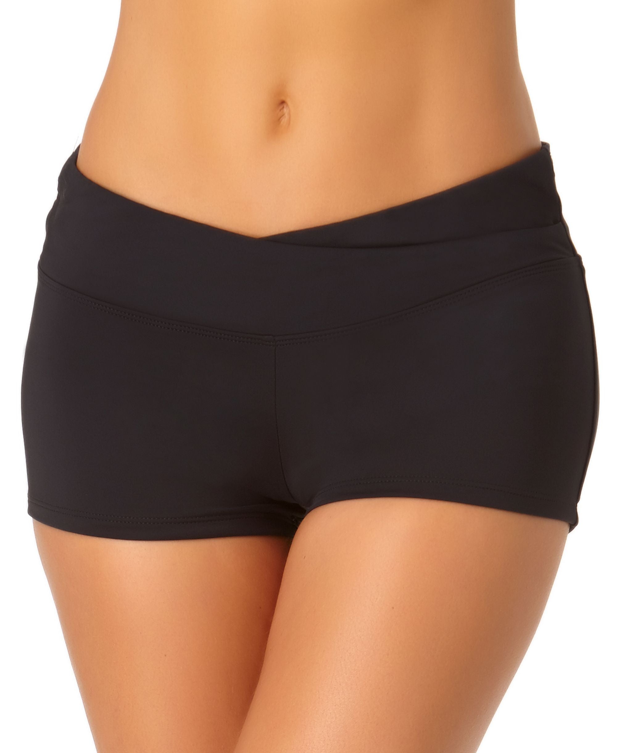 Twist-Front Swim Shorts