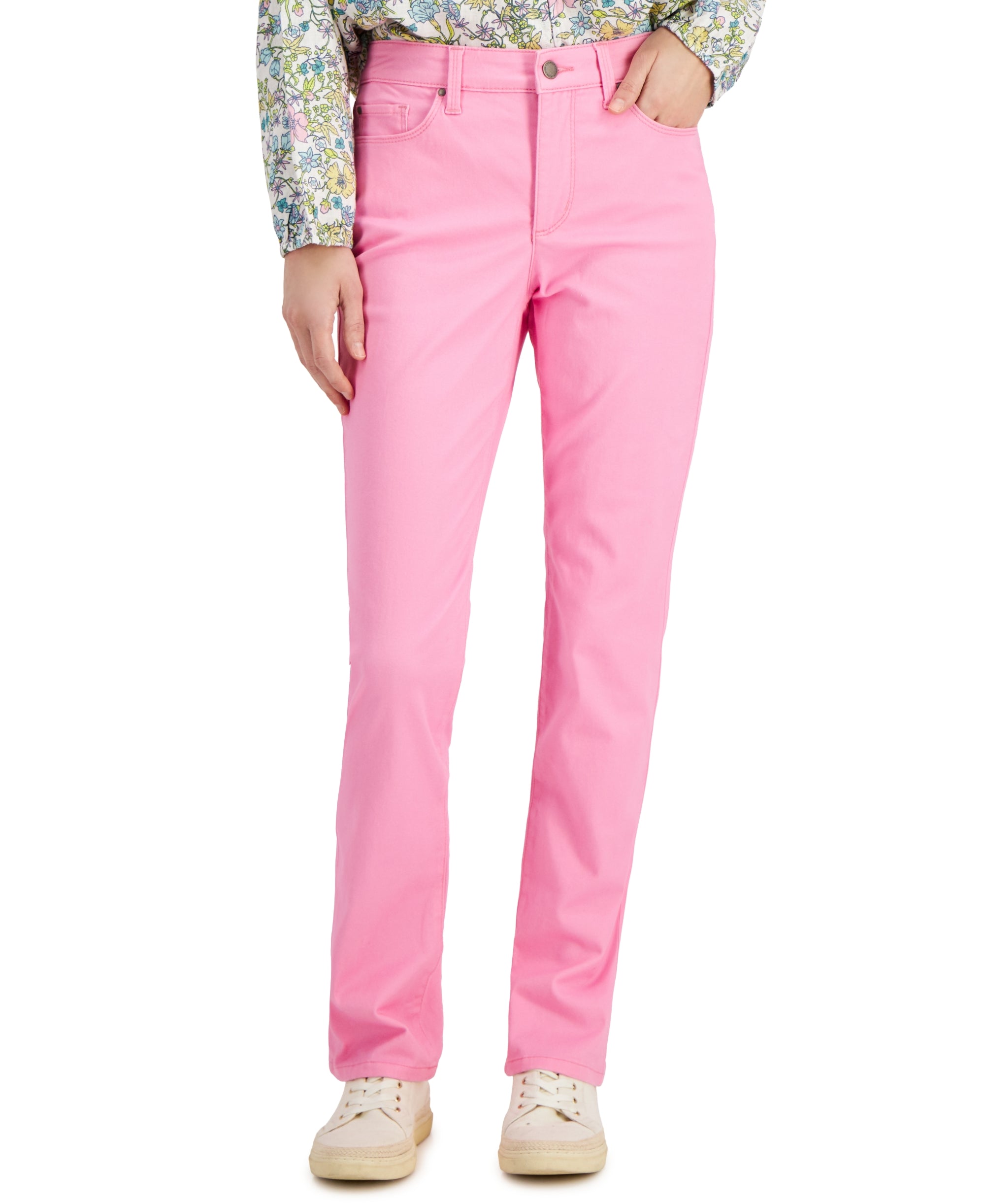 Petite Lexington Straight-Leg Jeans