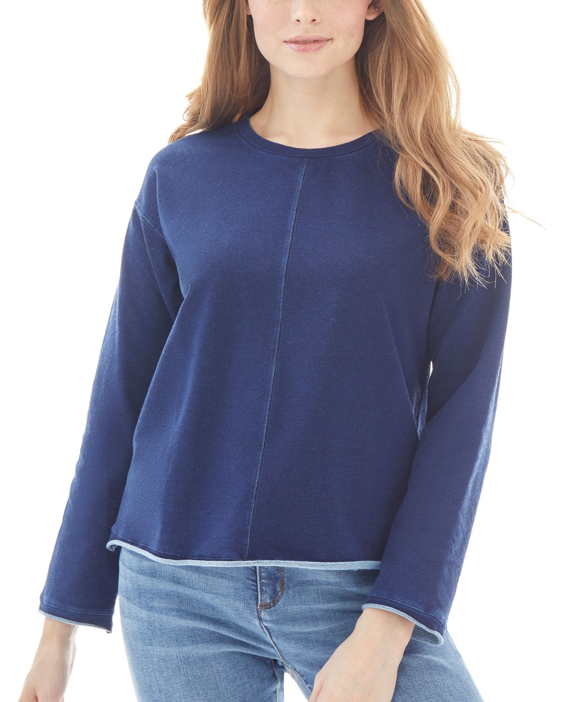 Womens Drop Sleeve Pull Over Top