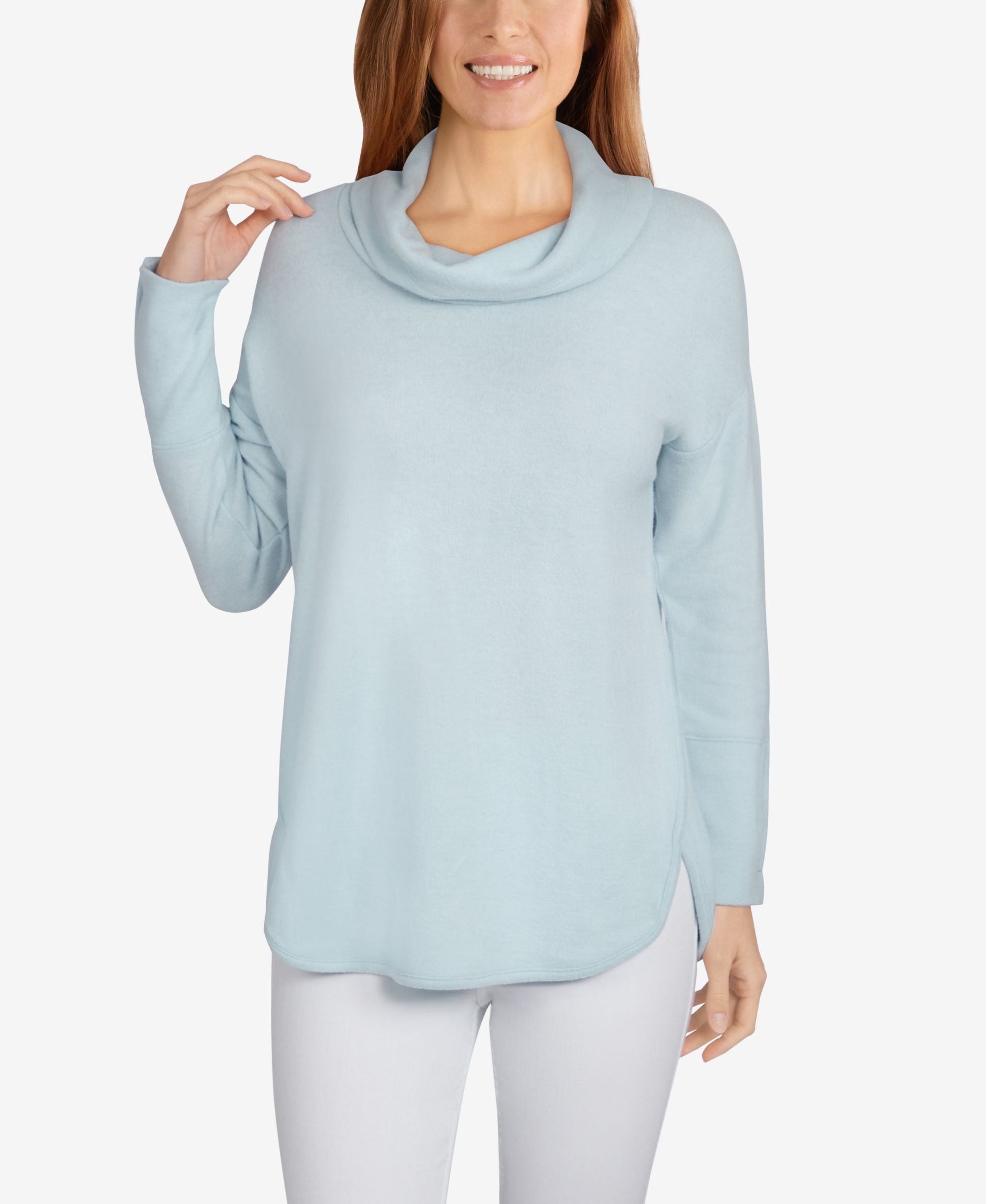 Ruby Rd. Misses Heather Knit Pullover