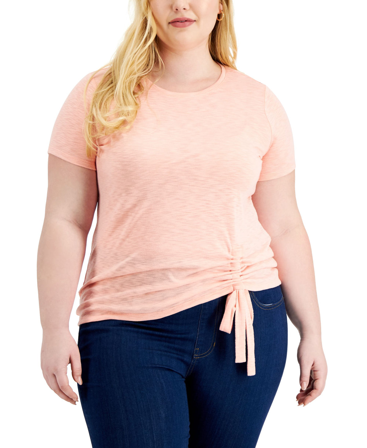 INC International Concepts Plus Size Ruched Top