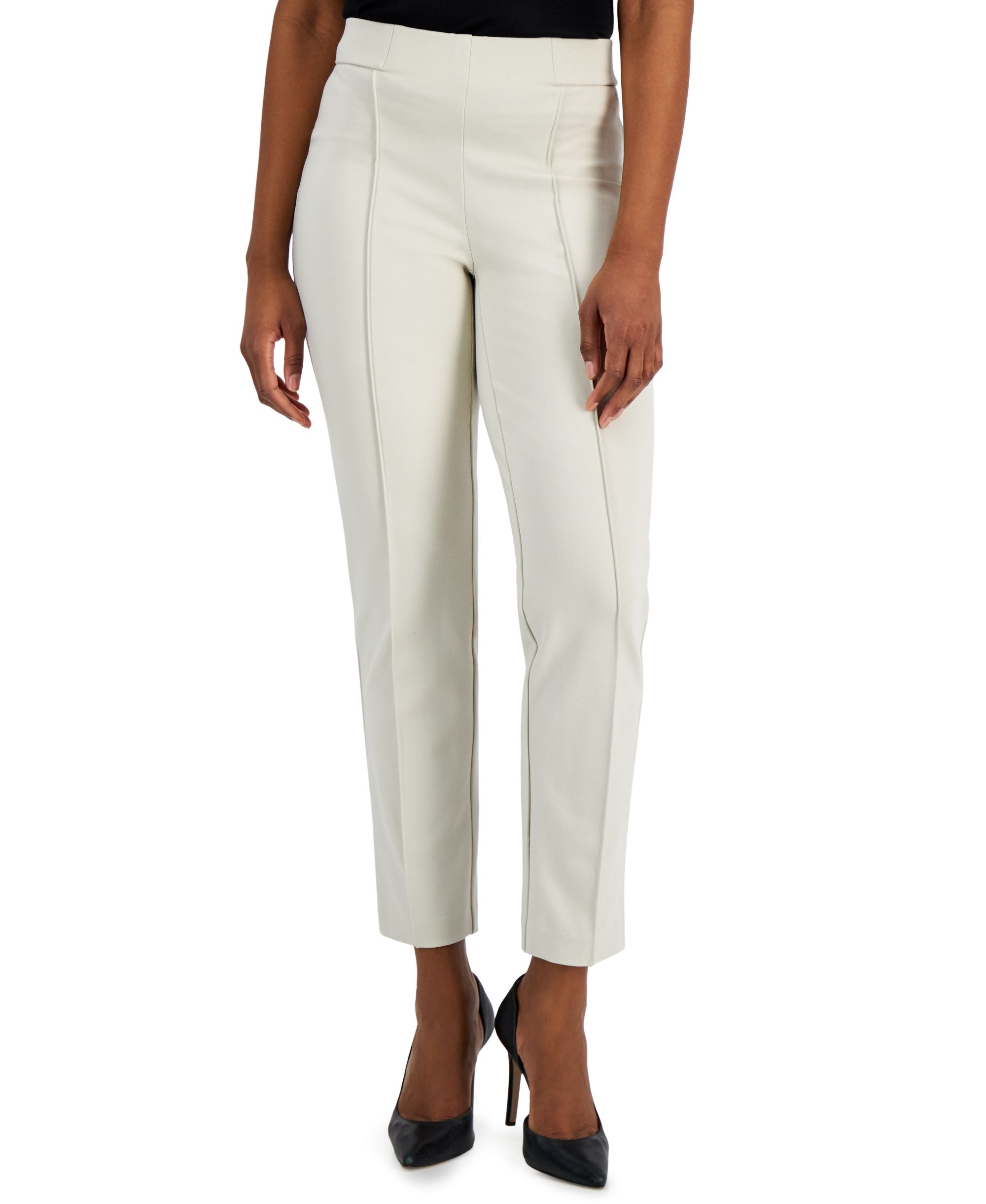 Alfani Seamed High Rise Pull On Pants