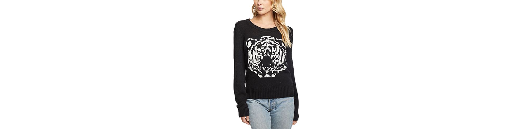 Chaser Crewneck Tiger Sweater