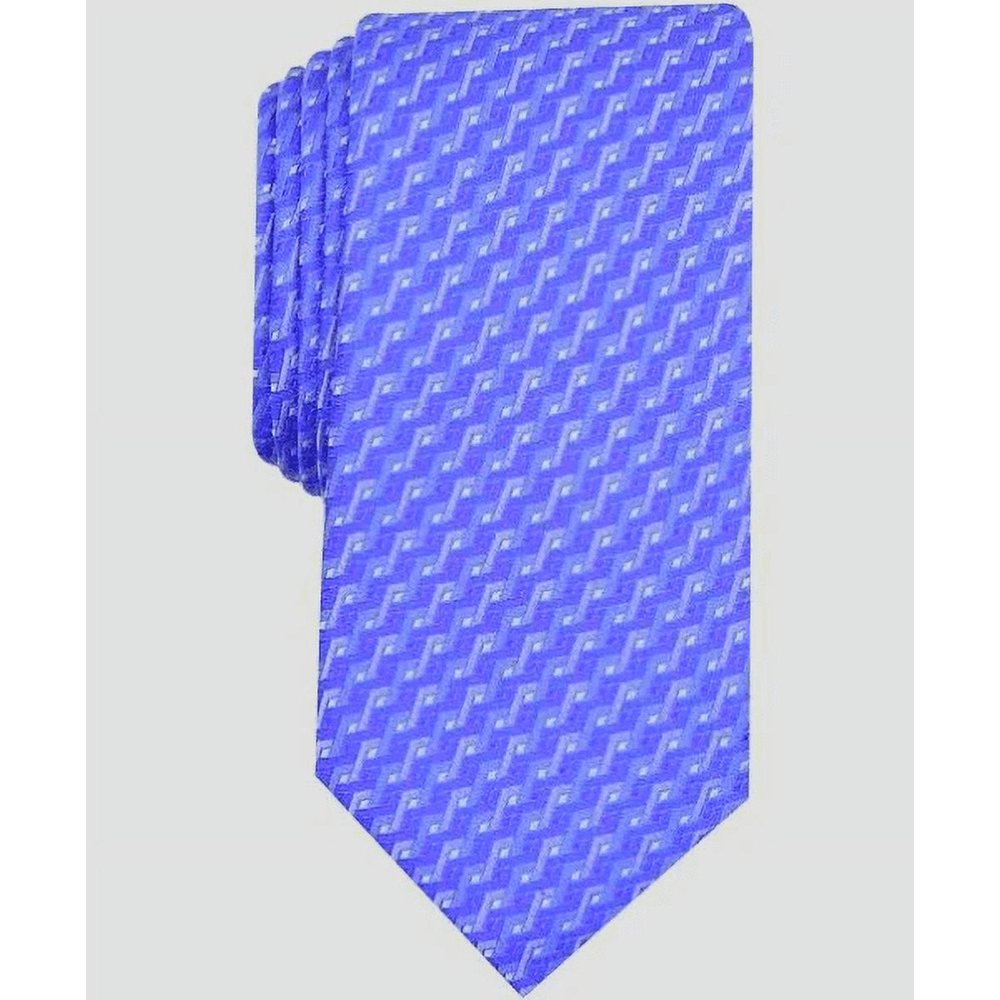Alfani PURPLE Men s Geo Silk Blend Textured Slim Tie