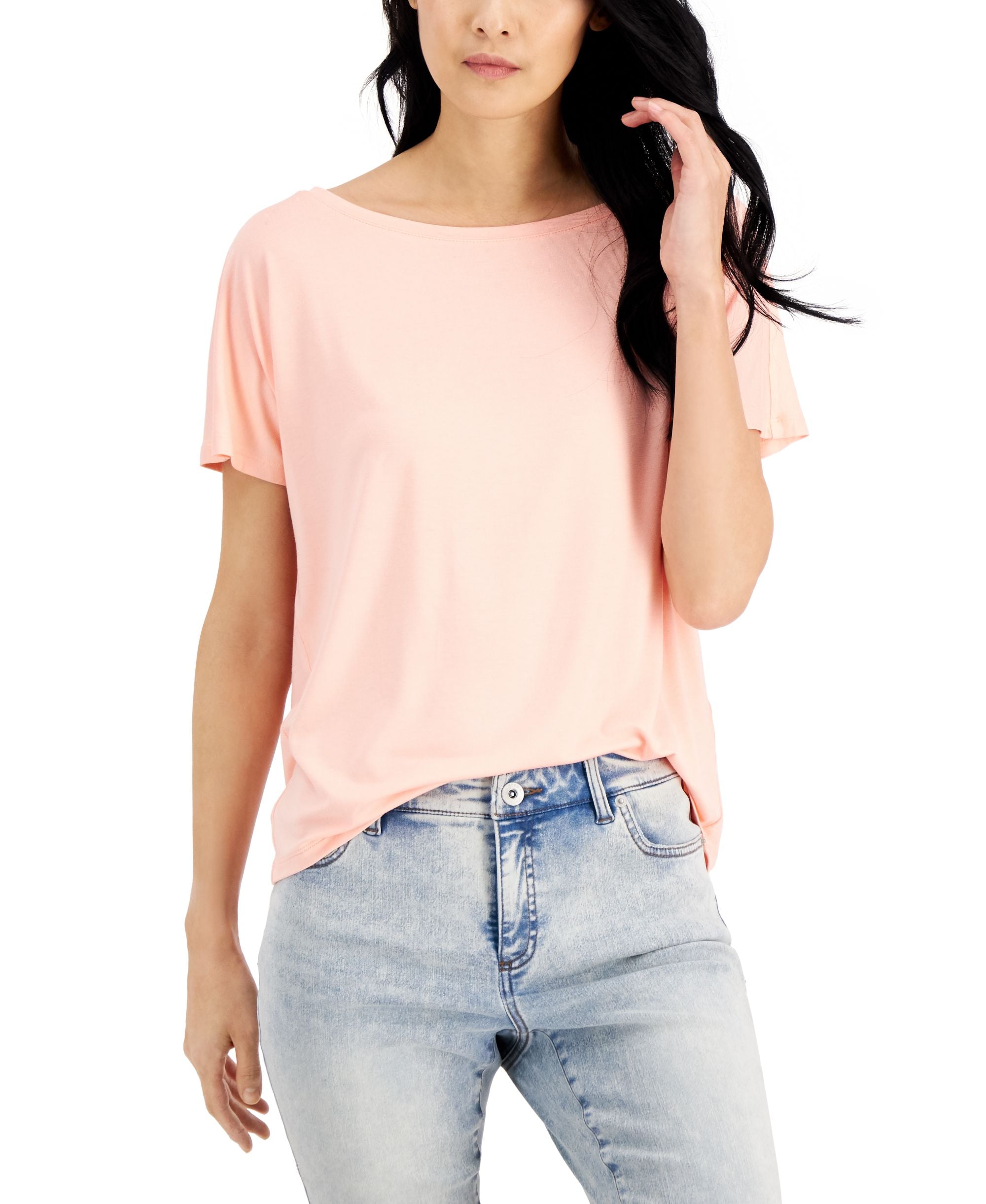 INC International Concepts Petite Dolman Sleeve Tee