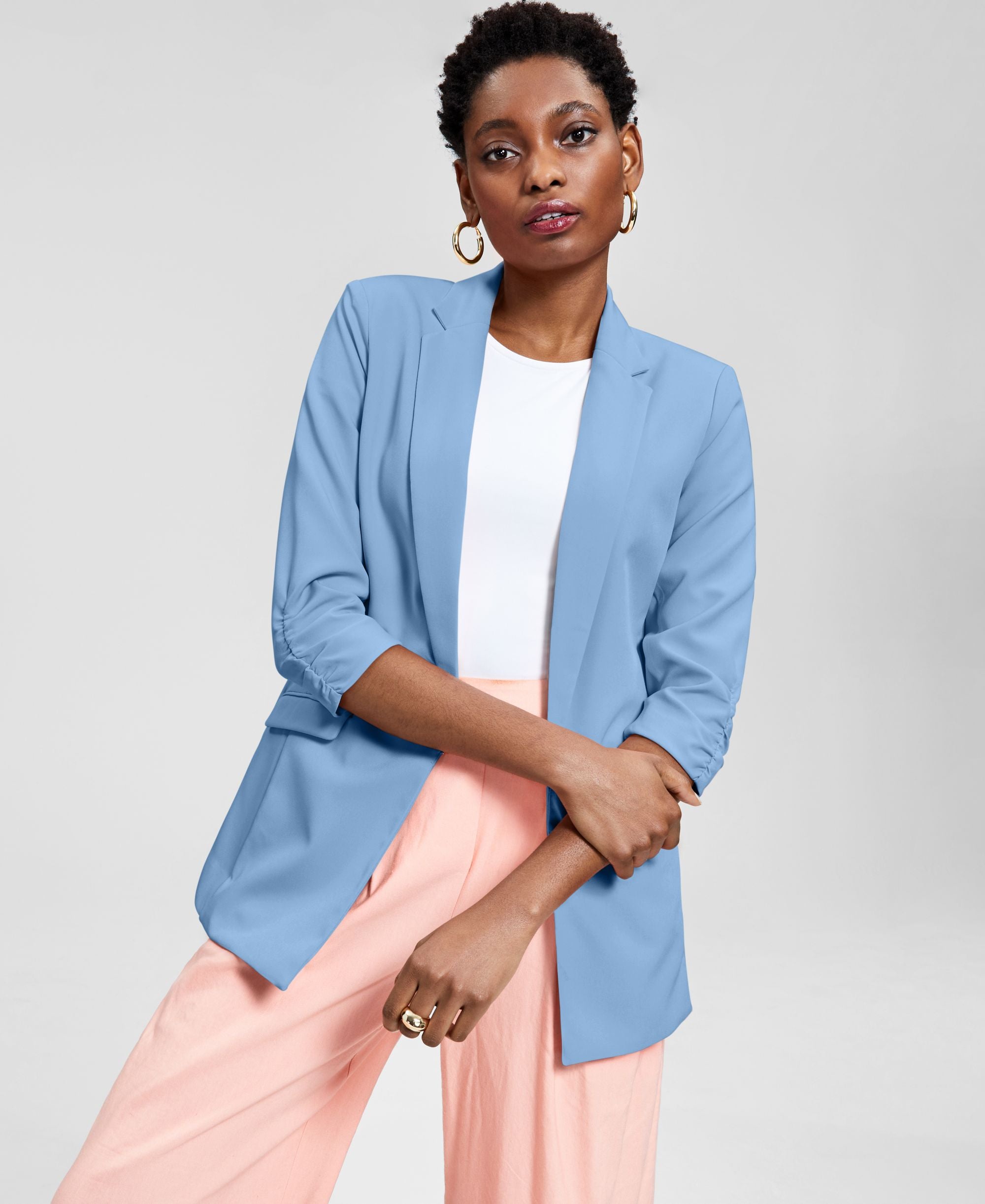 INC International Concepts Petite Menswear Blazer