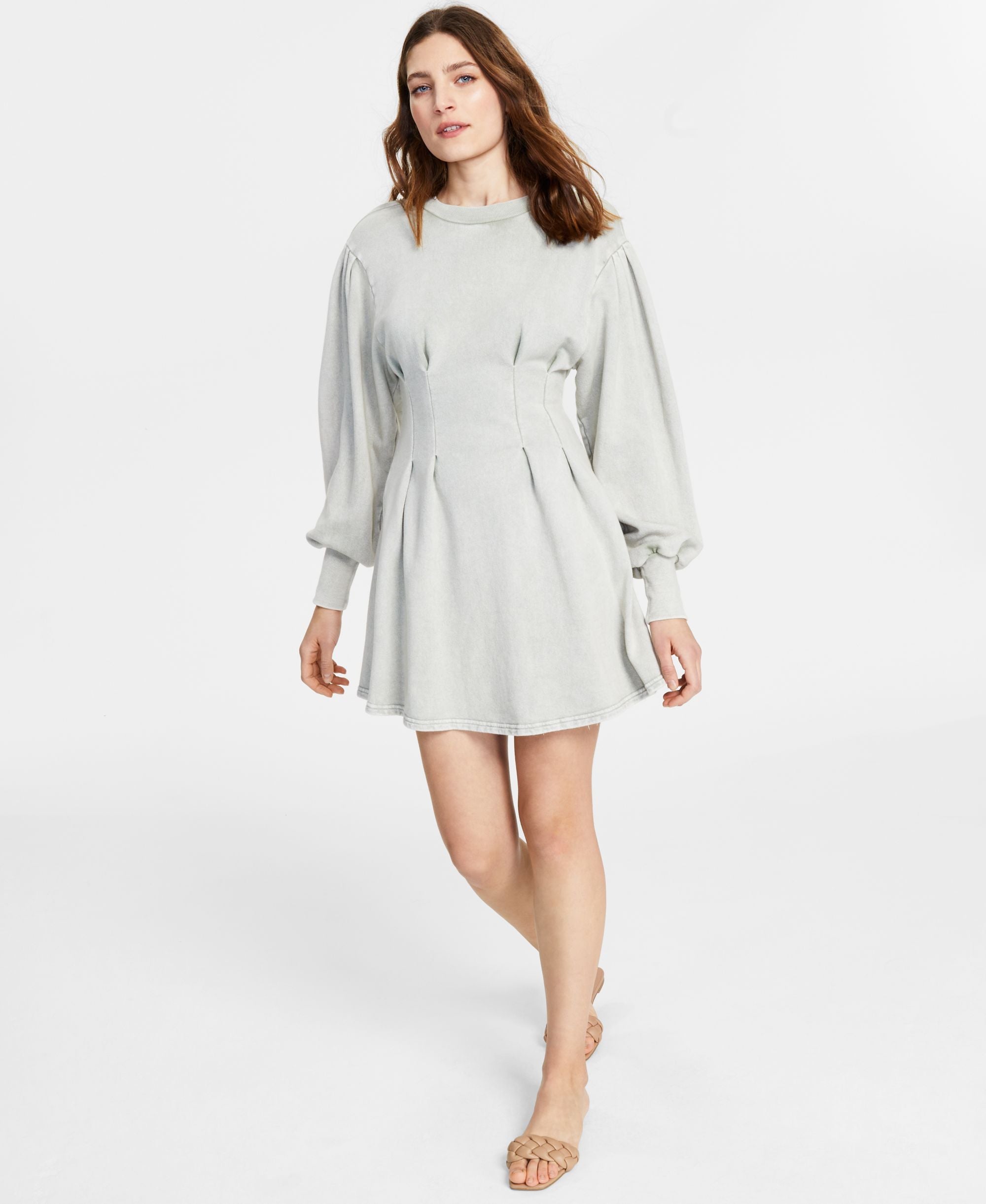 Ivar Cotton Fitted-Waist Dress