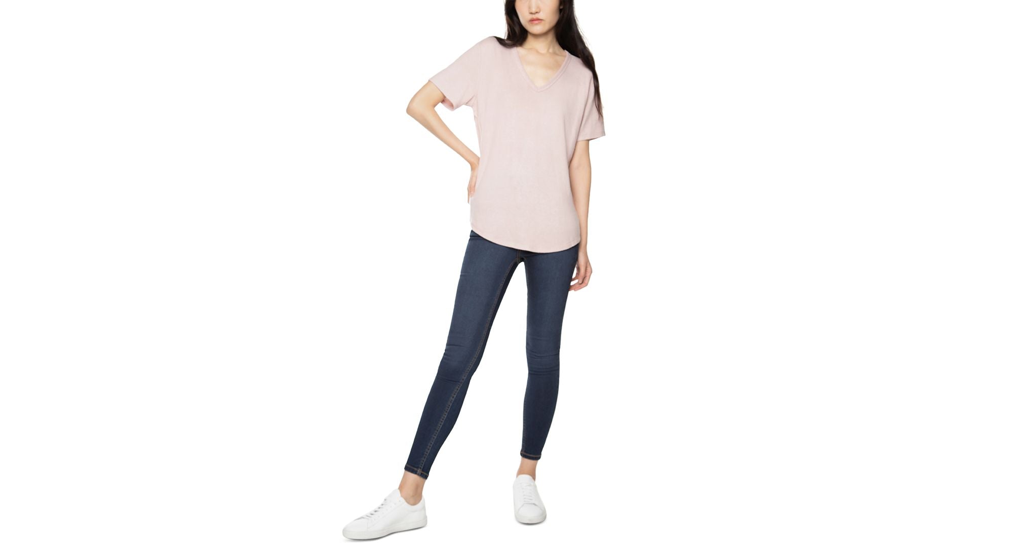 Black Tape Soft Heather Knit T-Shirt