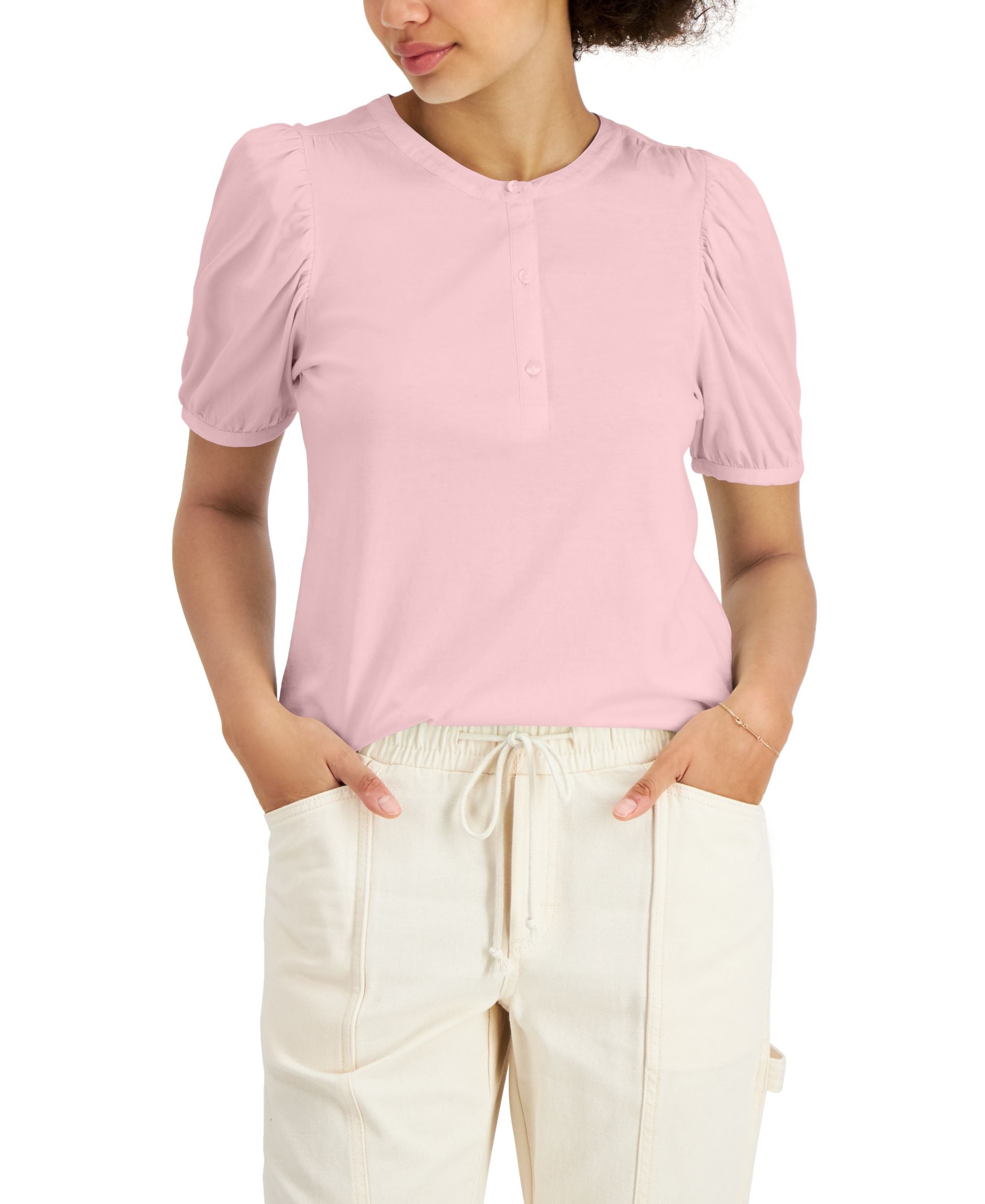 Style & Co Petite Poet Blouse