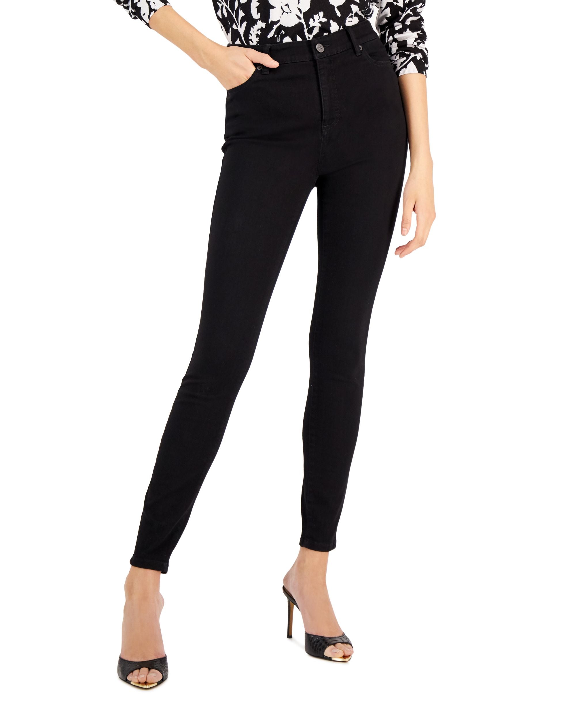 INC International Concepts Womens High Rise Skinny Jeans