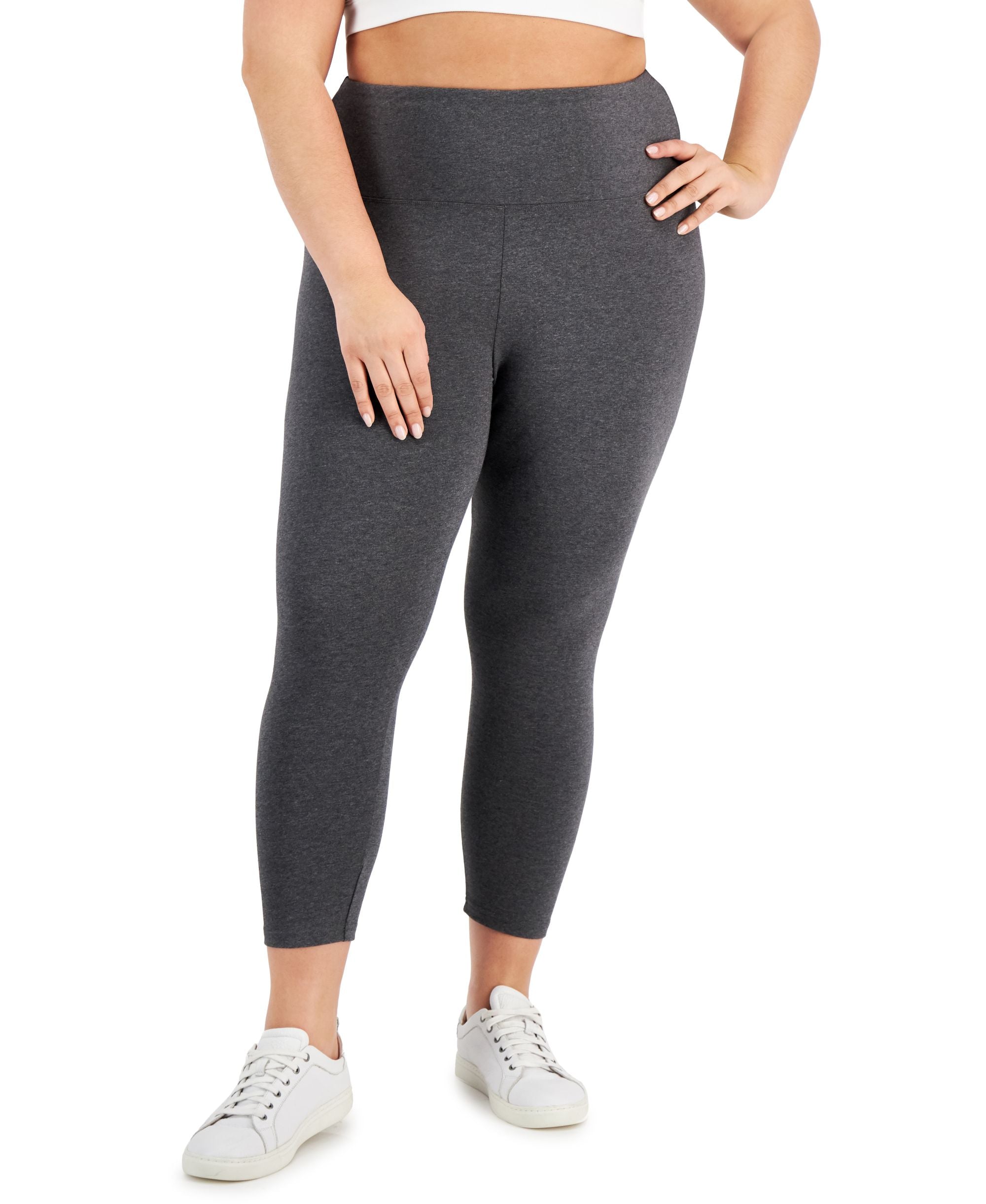Style & Co Plus Size High Rise Capri Leggings