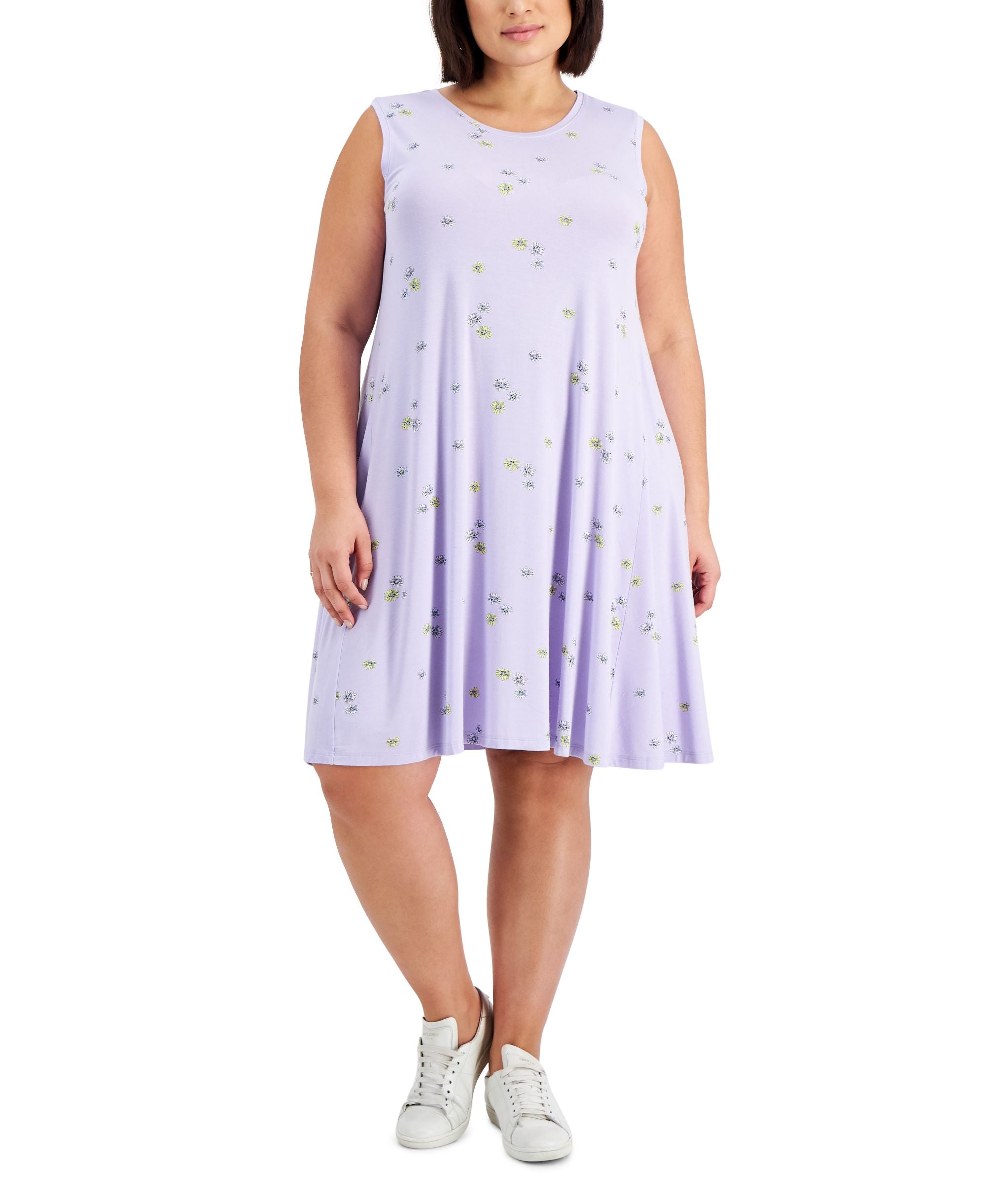 Style & Co Plus Size Printed Flip Flop Dress