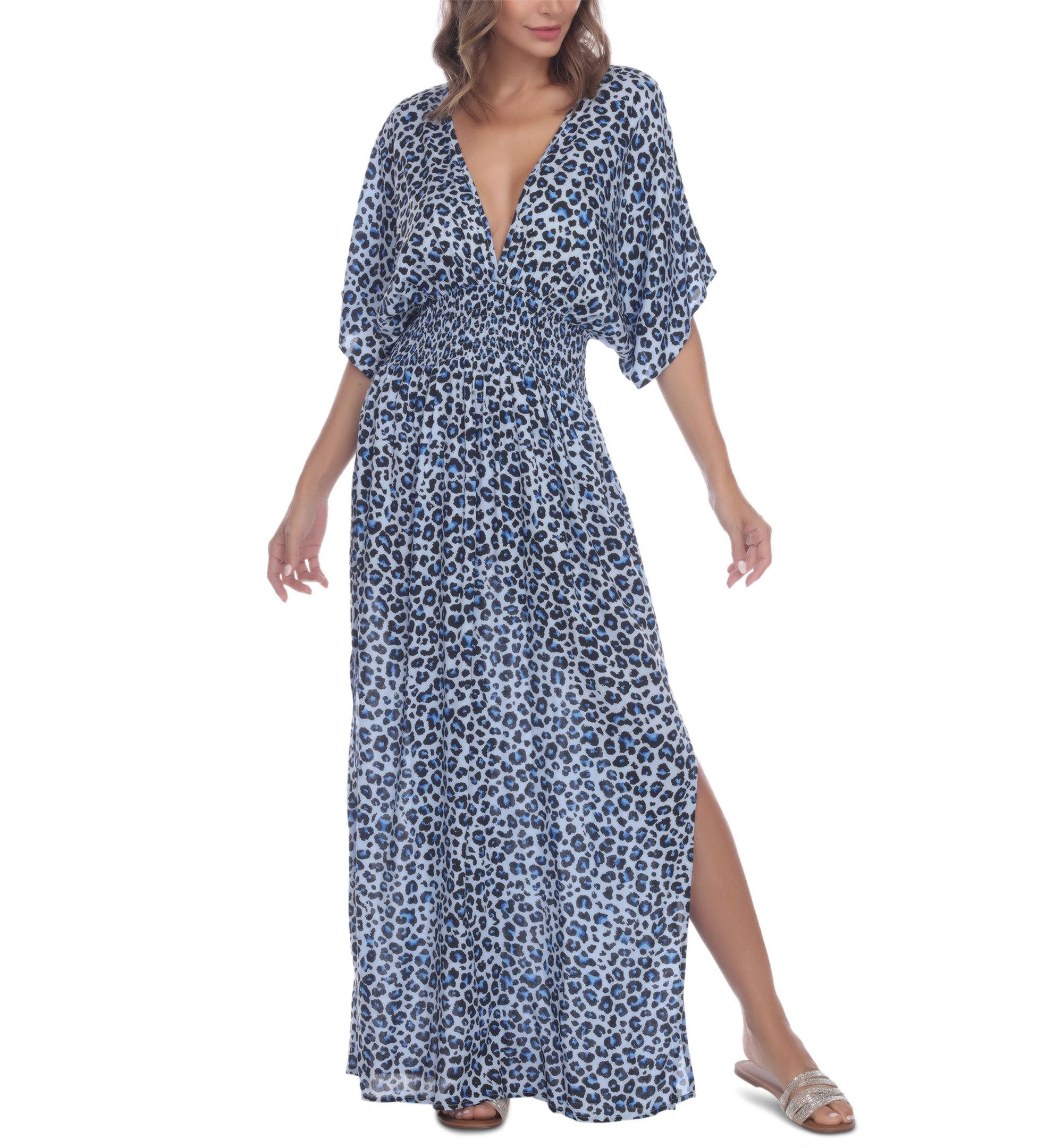 Printed Cover-Up Dress