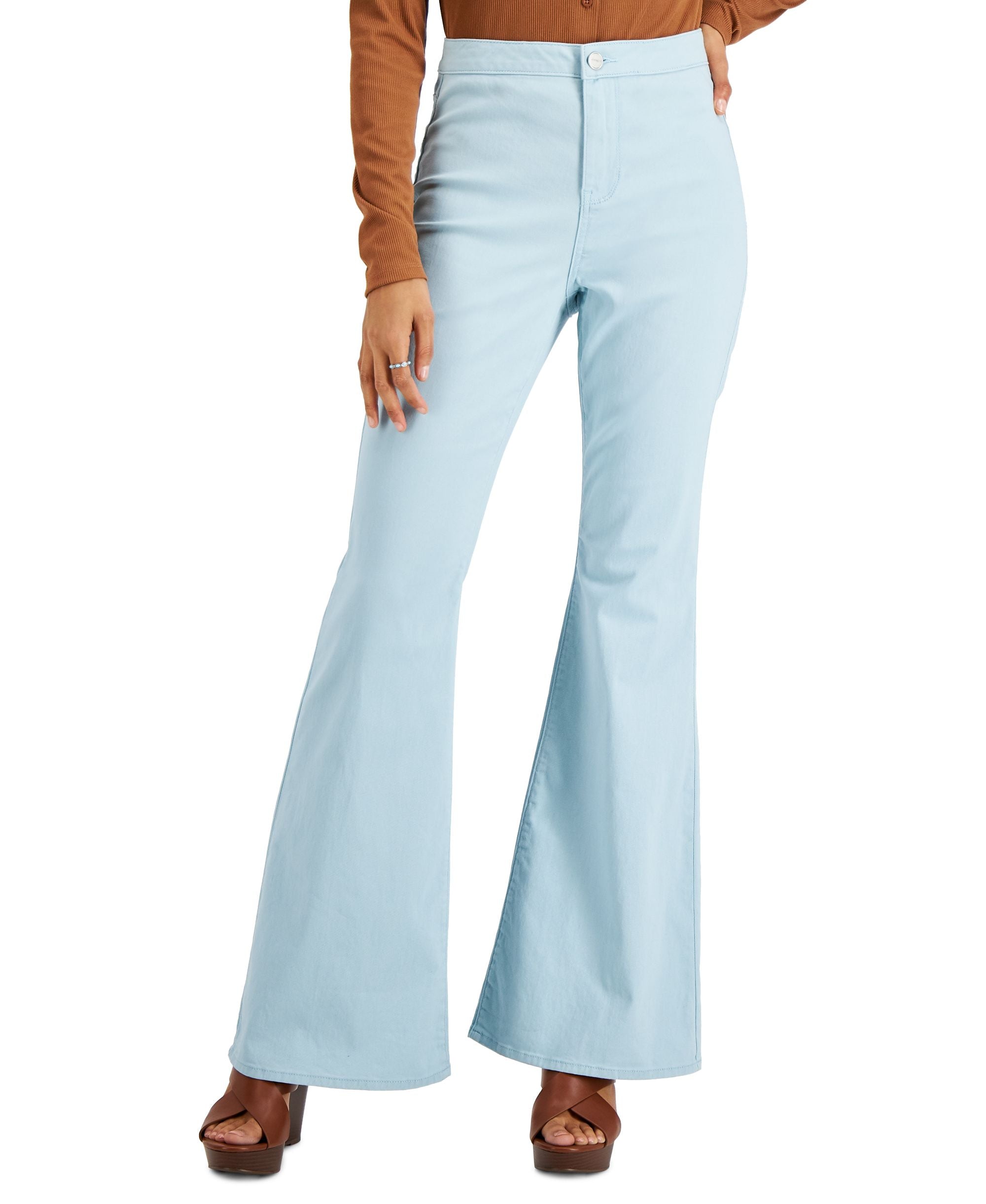 Juniors' Flare-Leg Denim Jeans