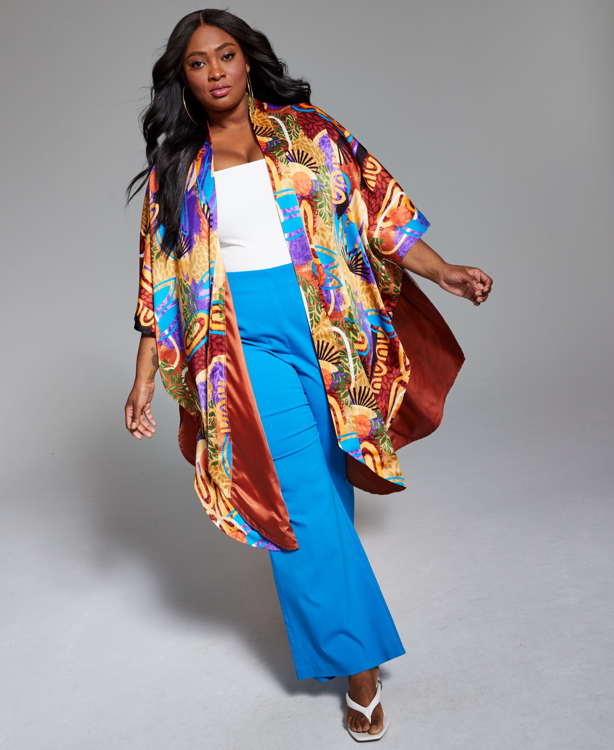 Googoo Atkins Trendy Plus Size Wide Leg Pants