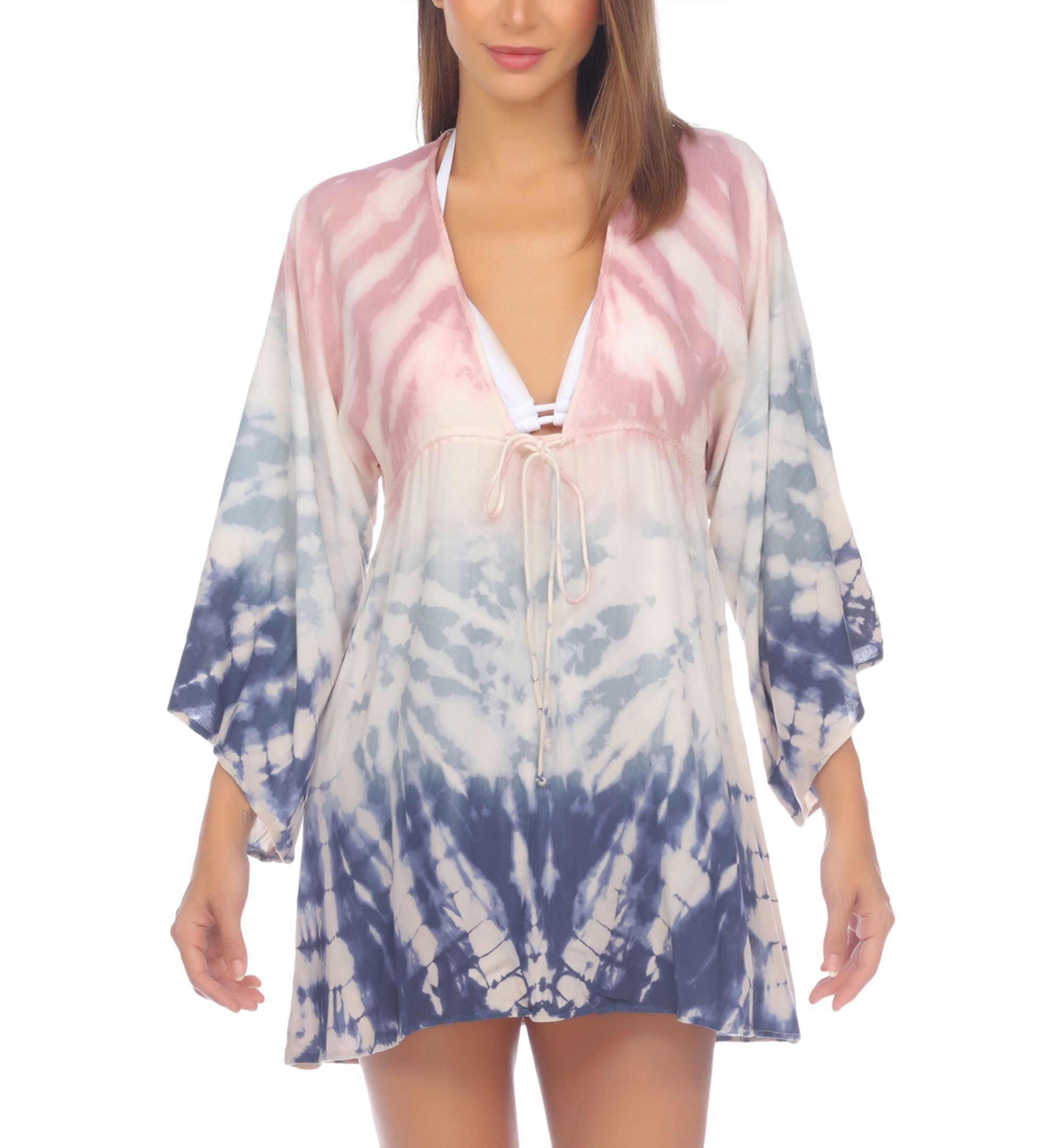 Tie-Dye Tunic Swim Cover-Up