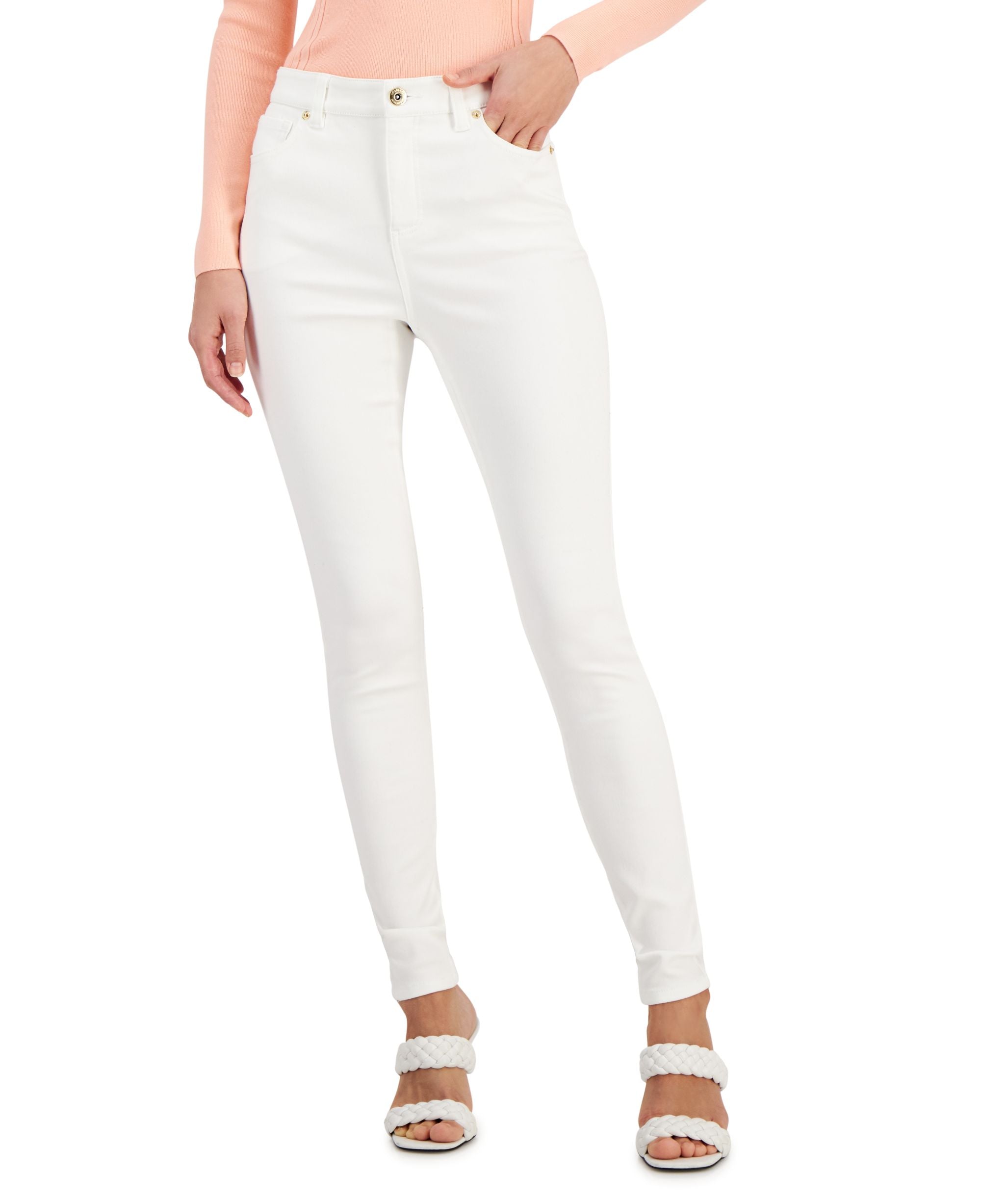 INC International Concepts Womens High Rise Skinny Jeans