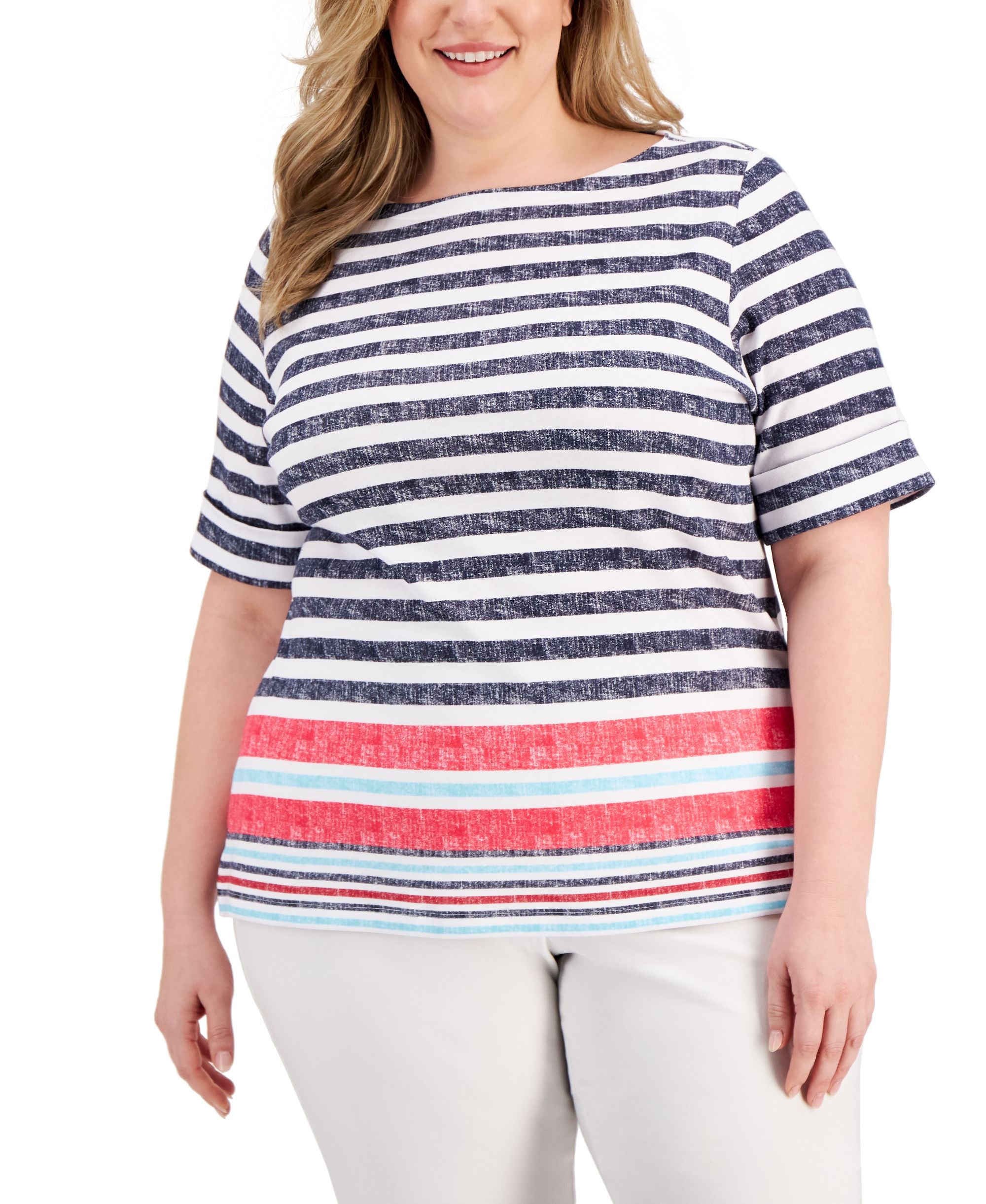 Karen Scott Plus Size T-Shirt