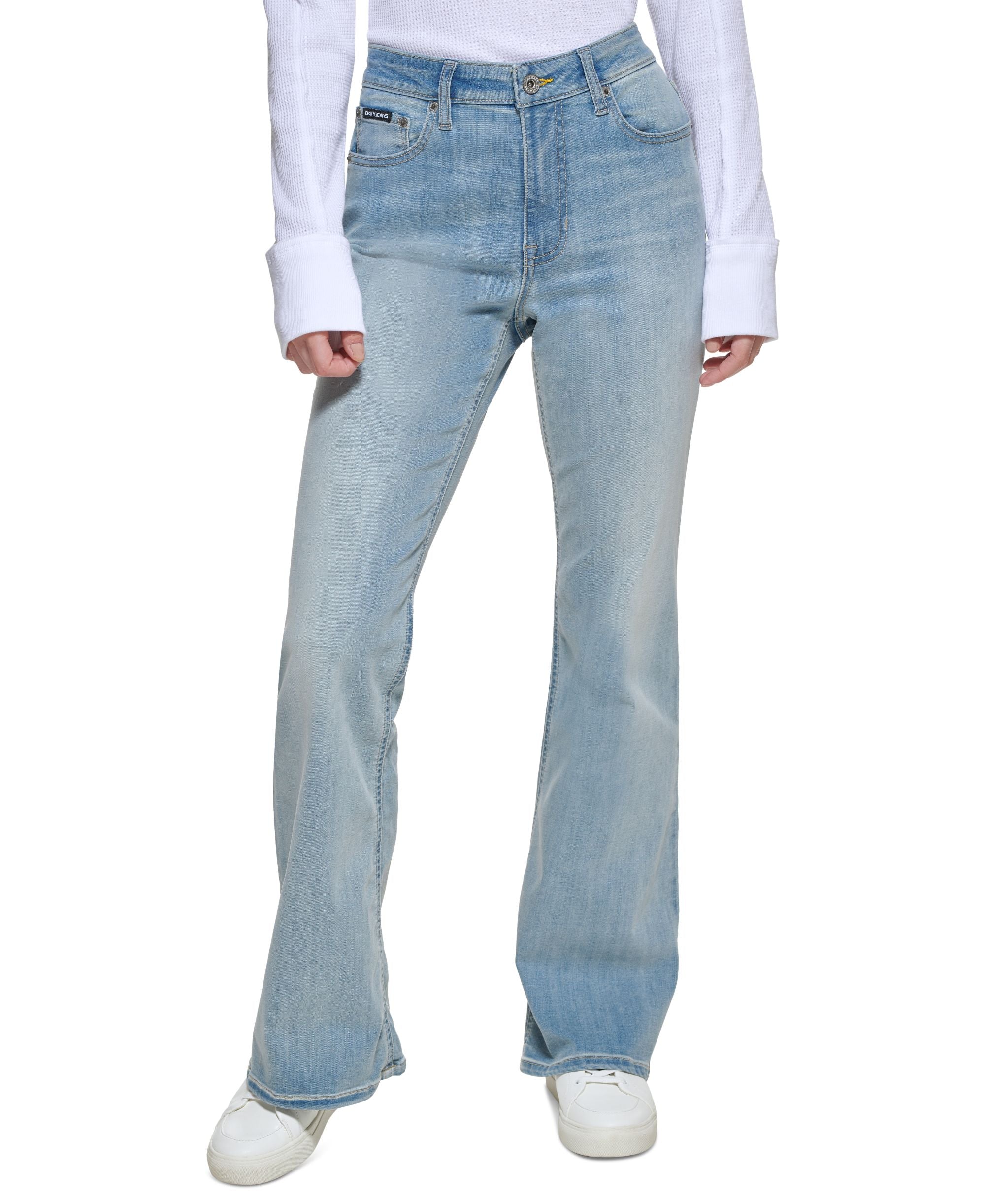 DKNY Jeans Boerum High Rise Flare Leg Jeans