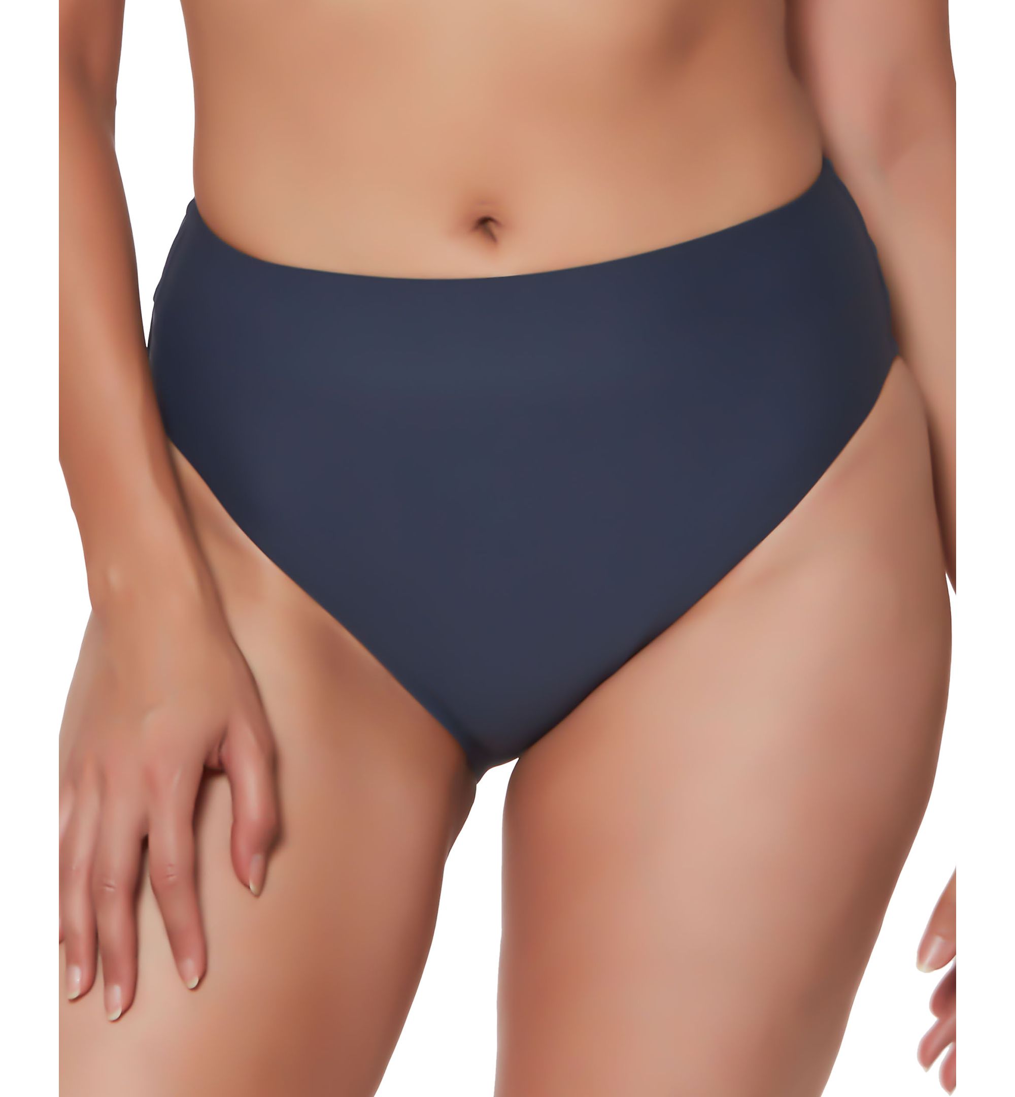 High-Rise High-Leg Bikini Briefs
