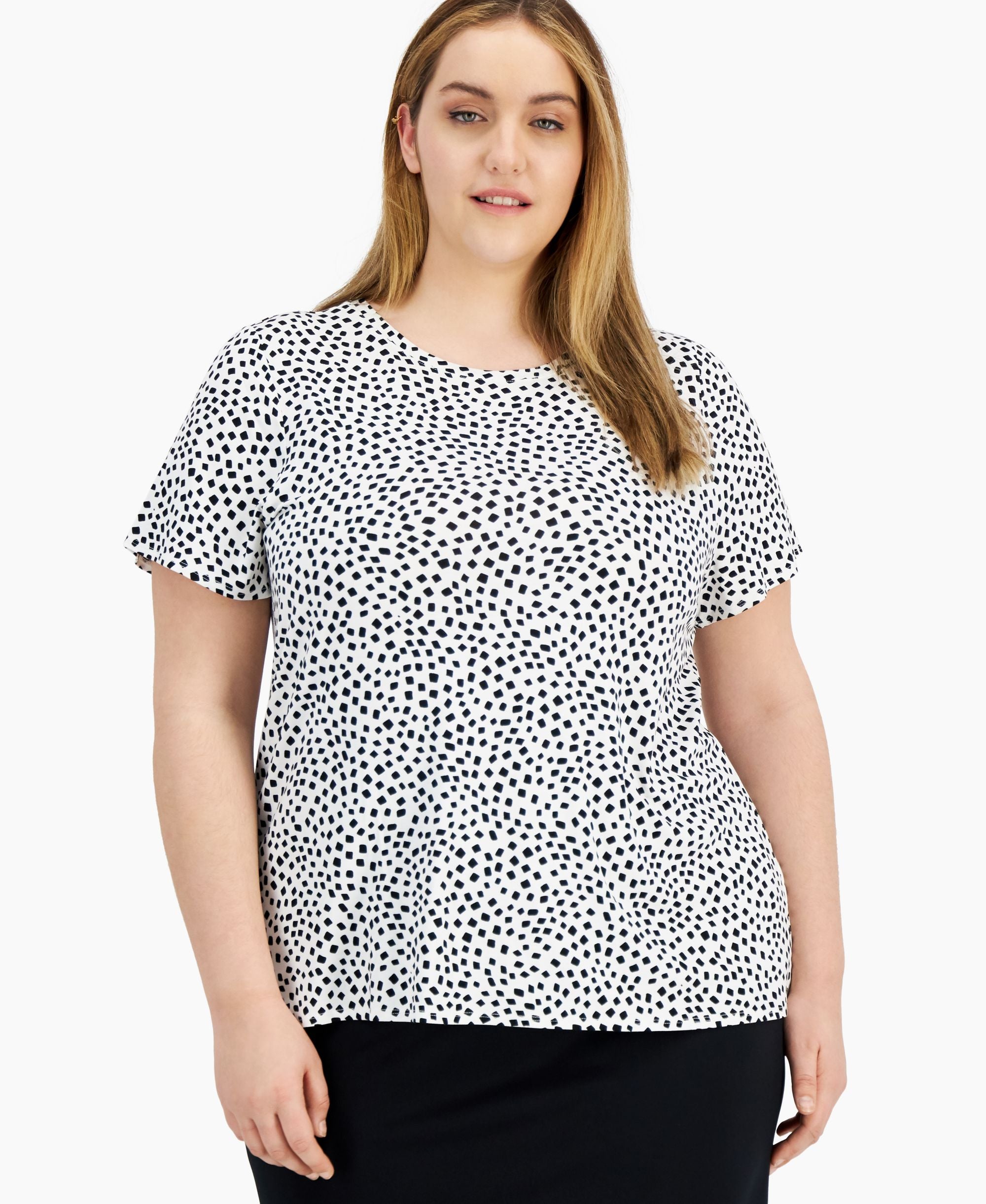 Alfani Plus Size Printed T-Shirt