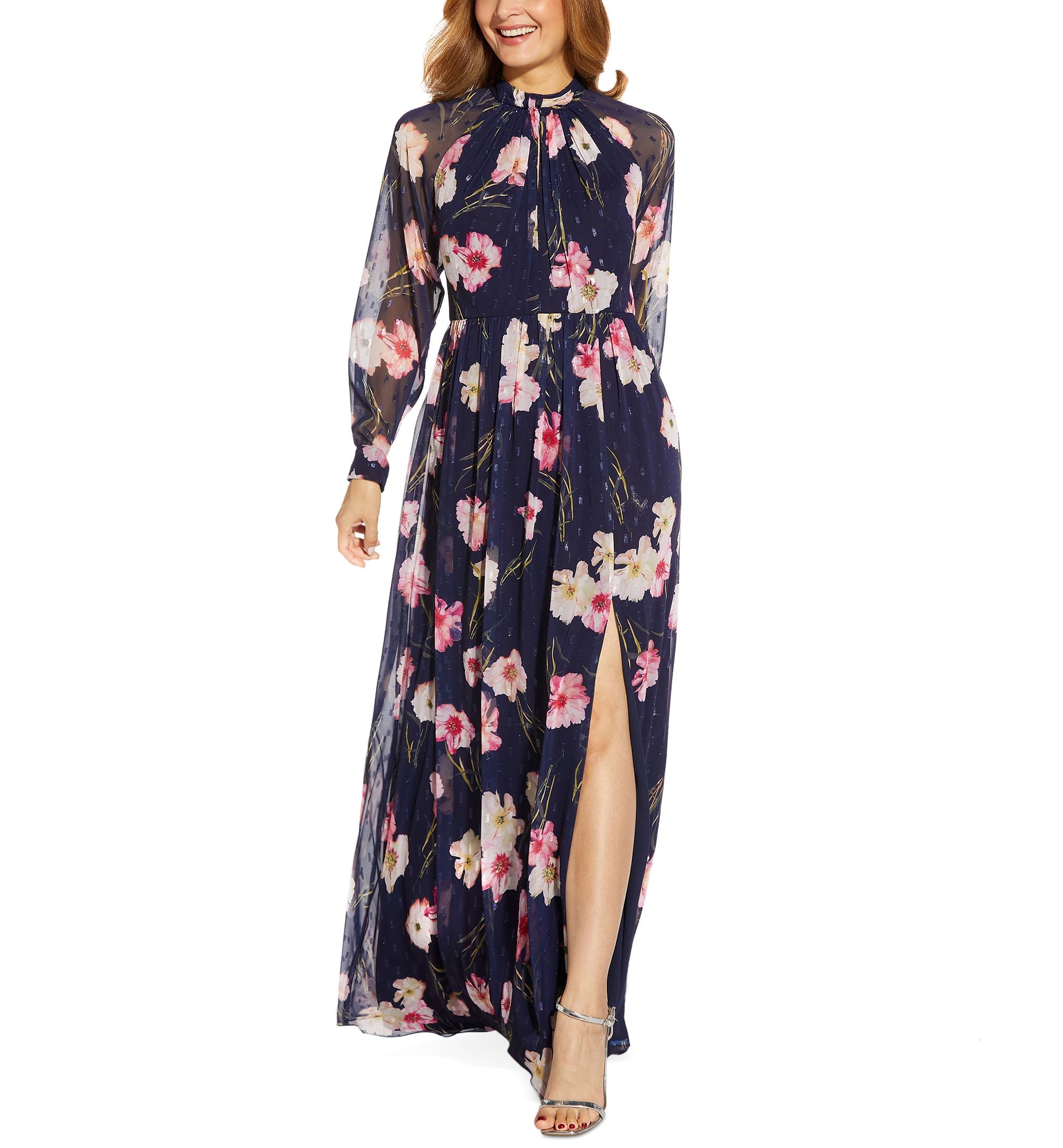 Mock Neck Gown