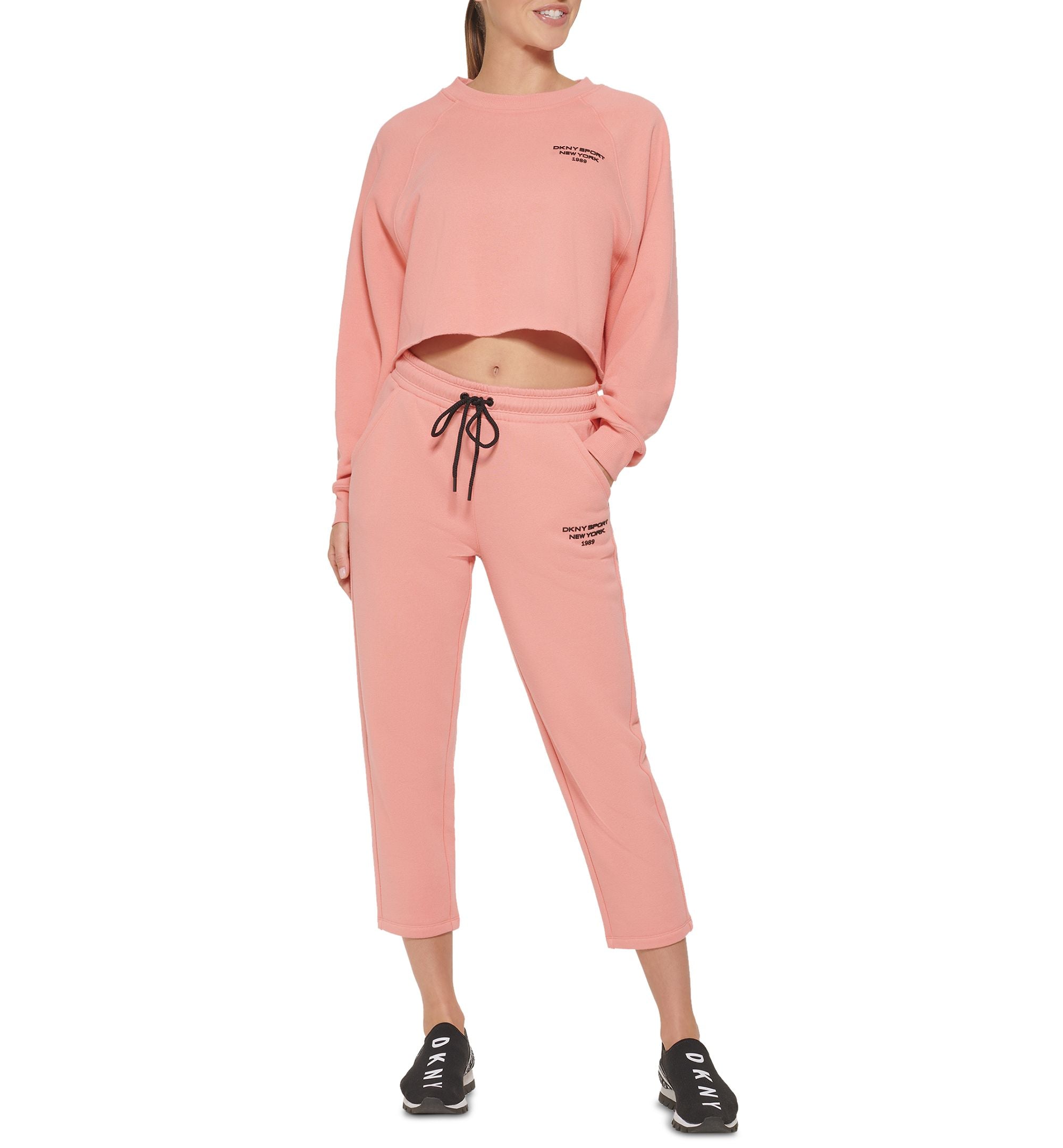 DKNY Sport Cropped Logo Sweatshirt