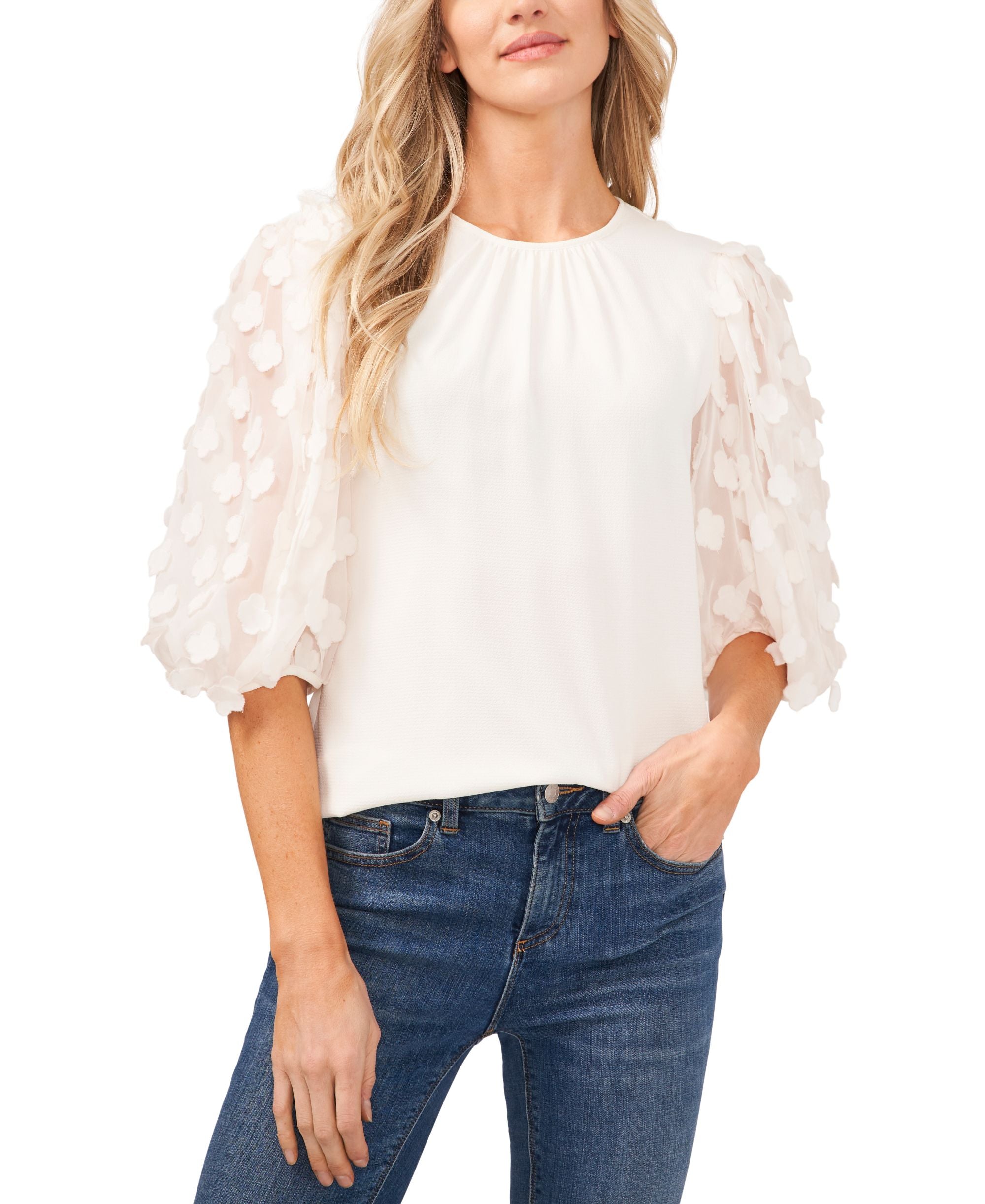 Cece Mixed Media Top