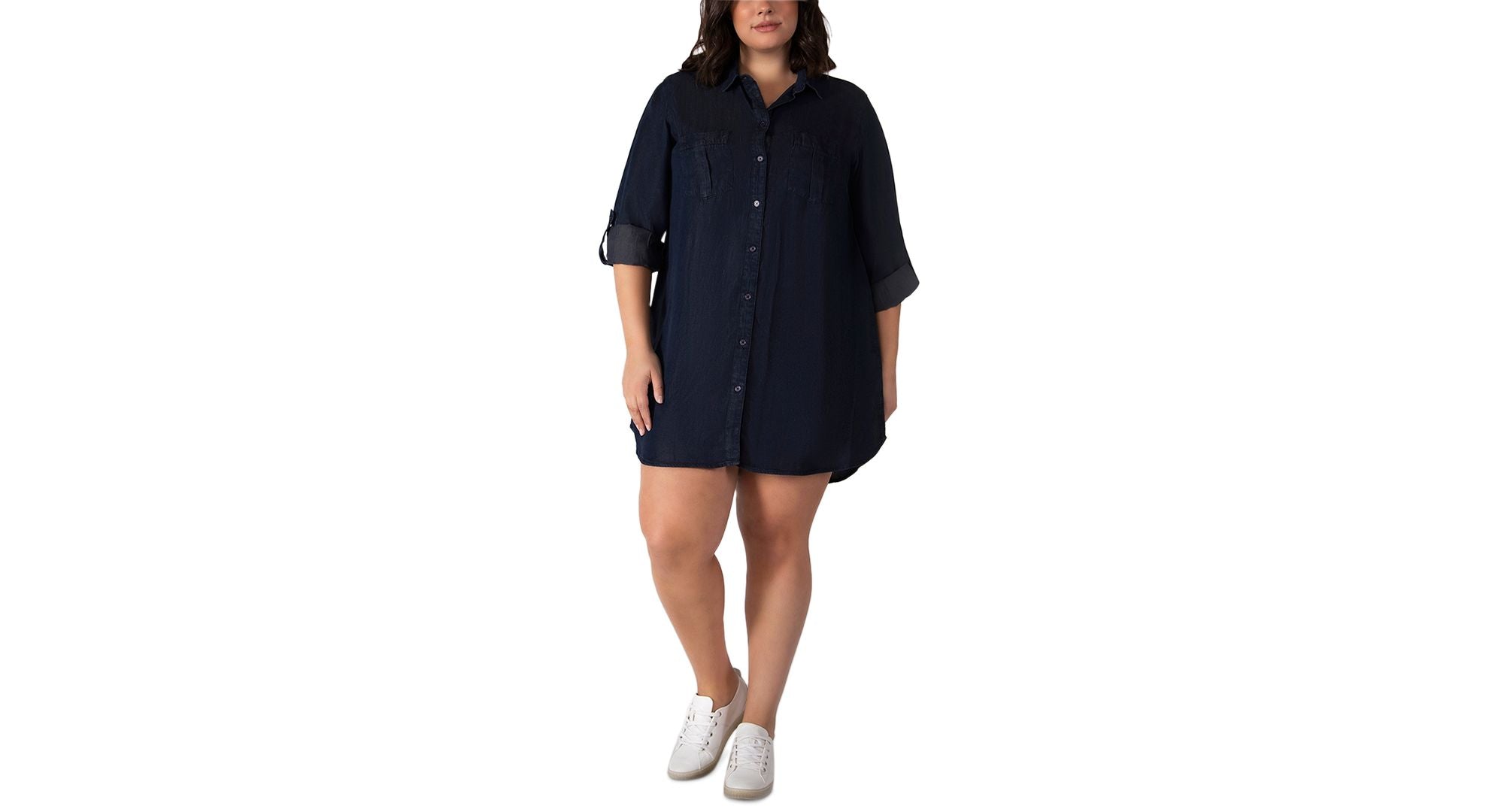 Black Tape Trendy Plus Shirt Dress