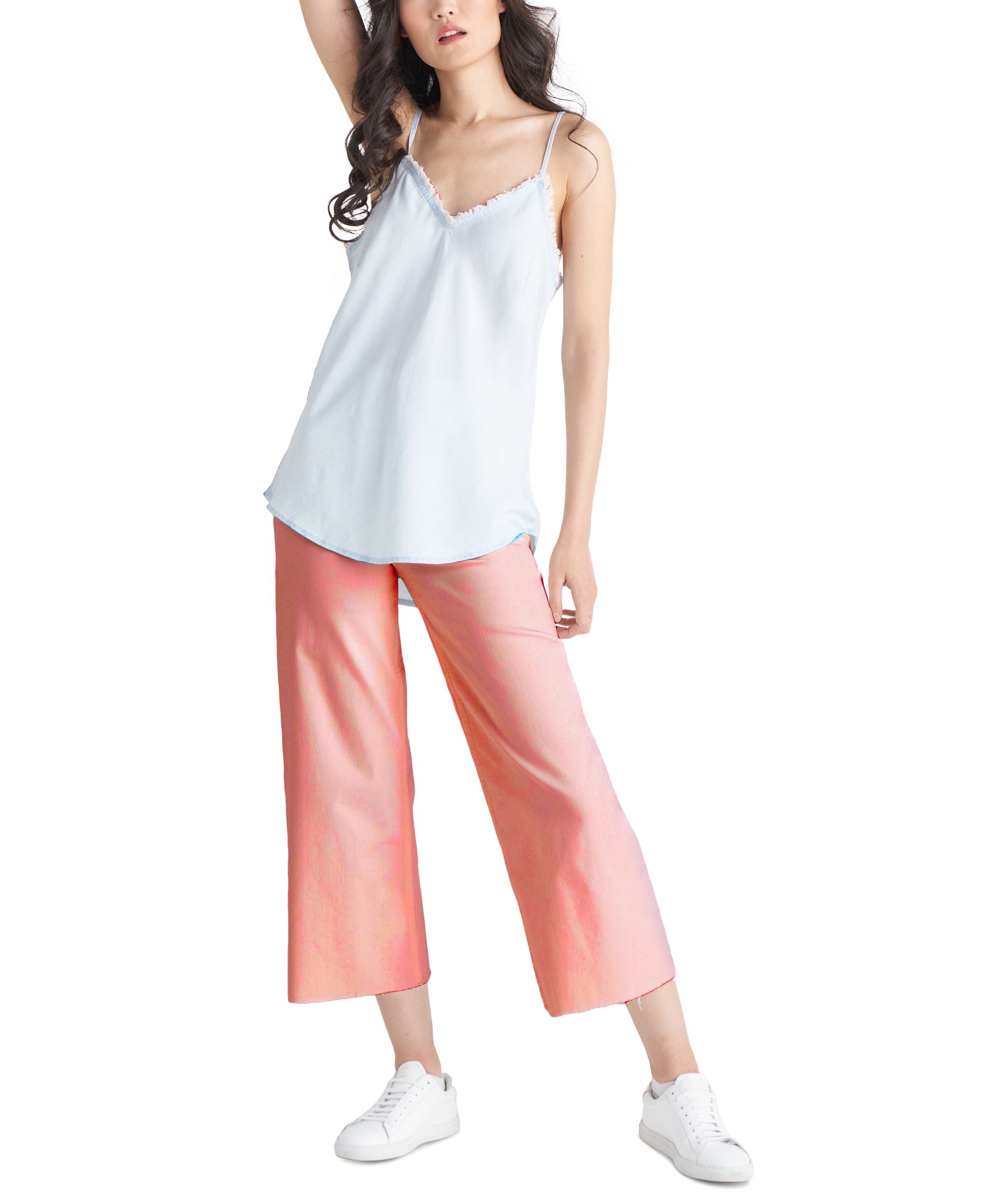 Black Tape Petite Wide Leg Culotte Jeans