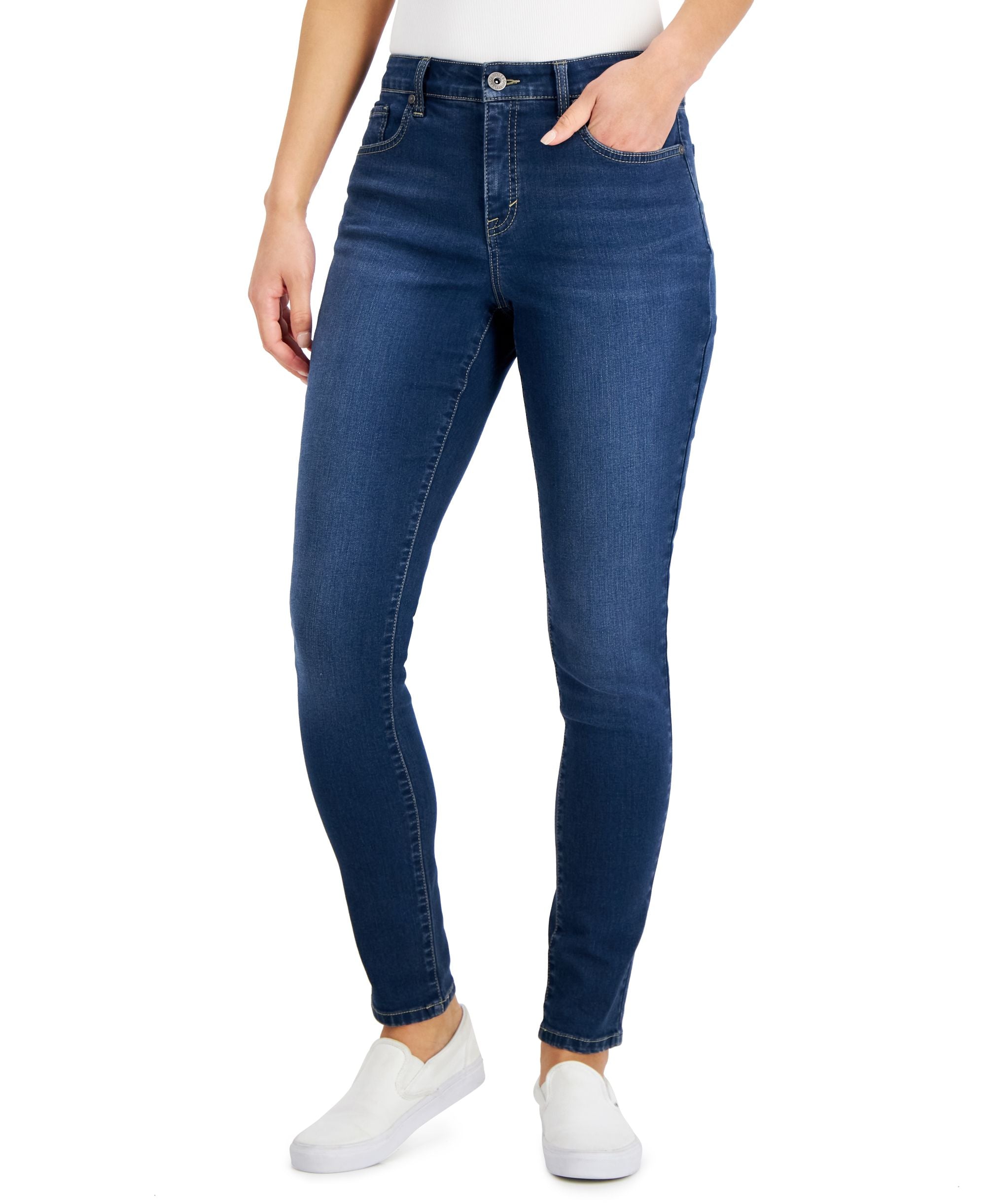 Style & Co High Rise Curvy Skinny Jeans