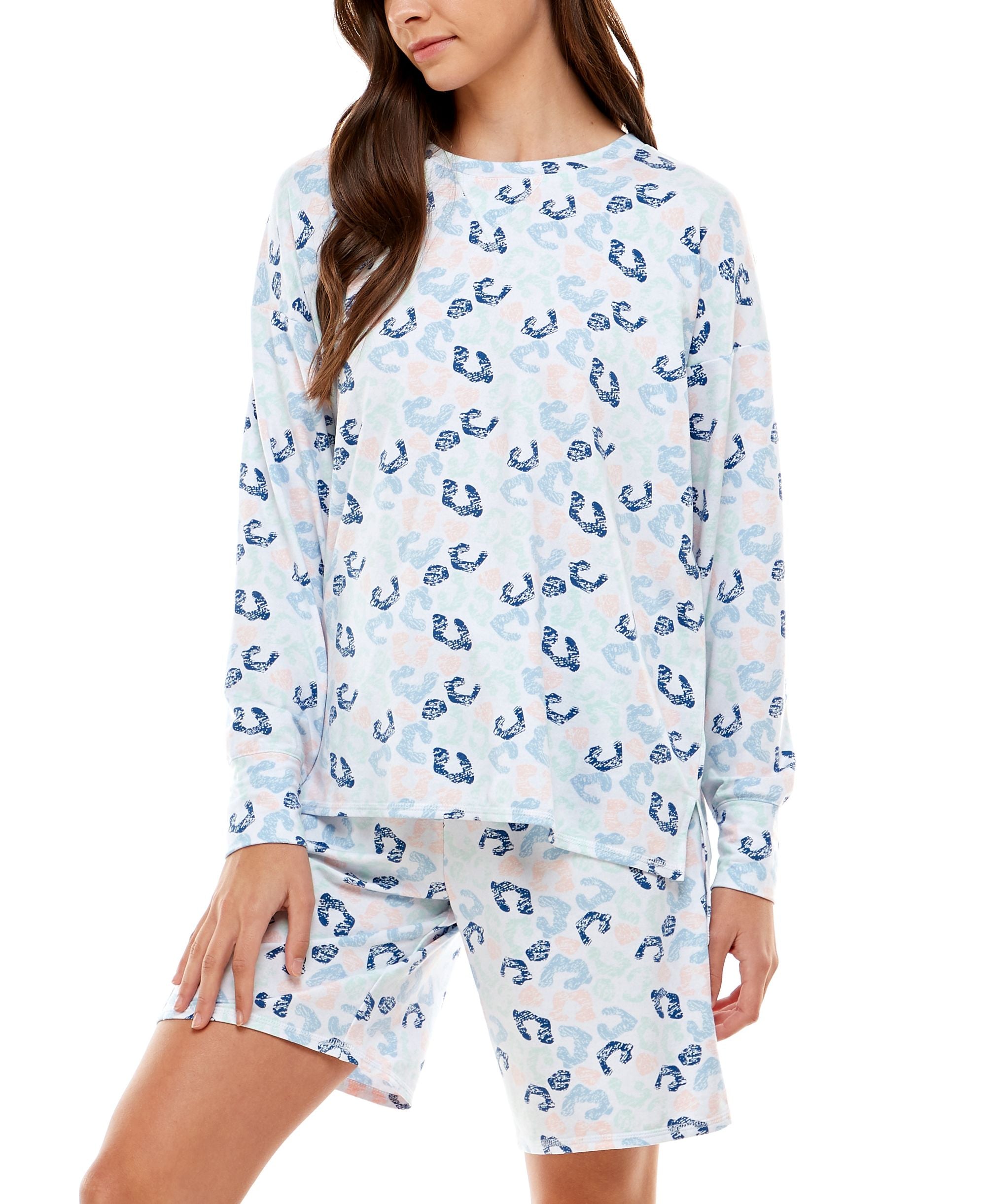 Roudelain Cozy Luxe Bermuda Shorts Pajama Set