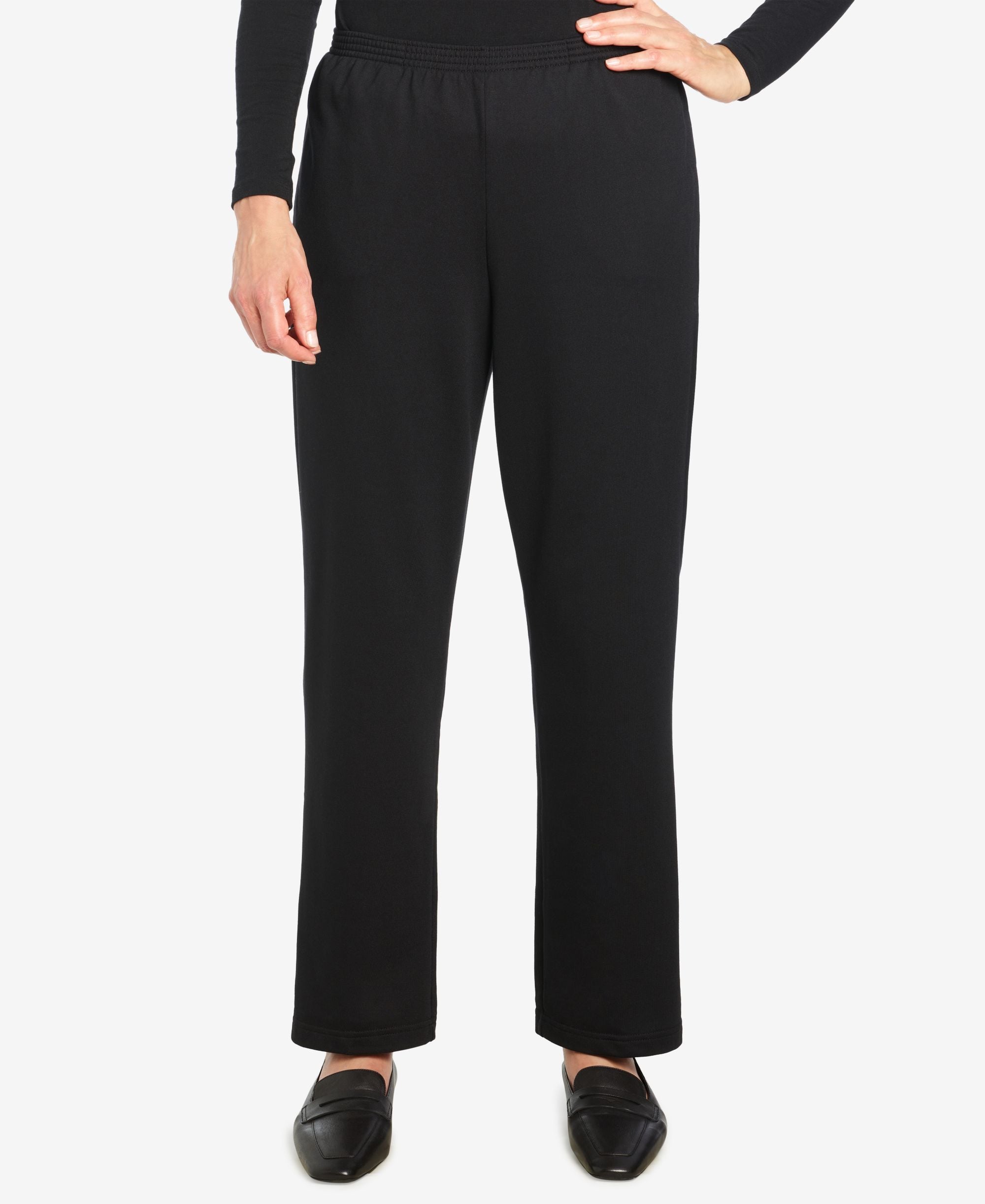 Plus Size Walk On The Wild Side Ponte Mid Rise Average Length Pants
