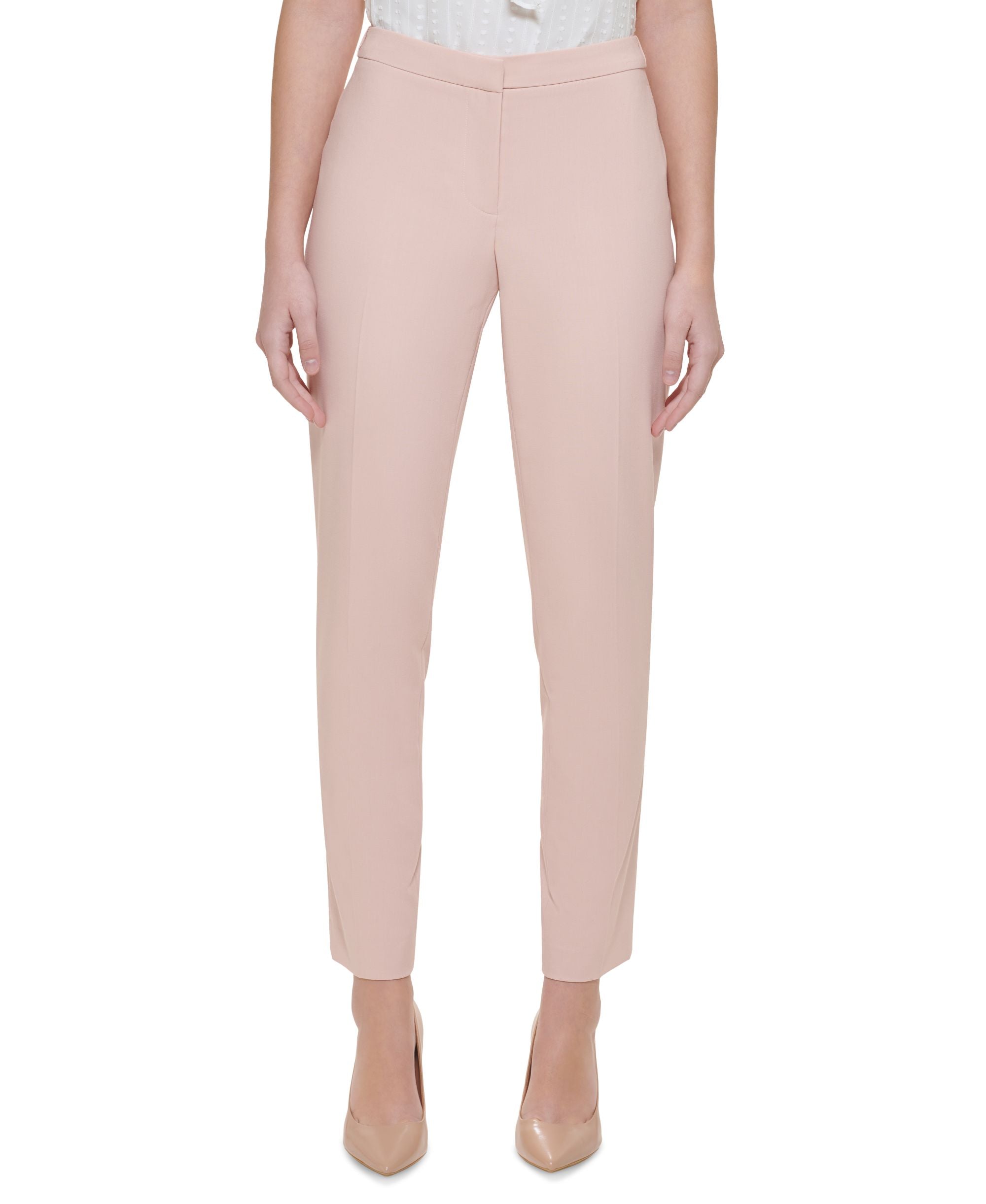 Calvin Klein Petite Highline Slim Leg Ankle Pants