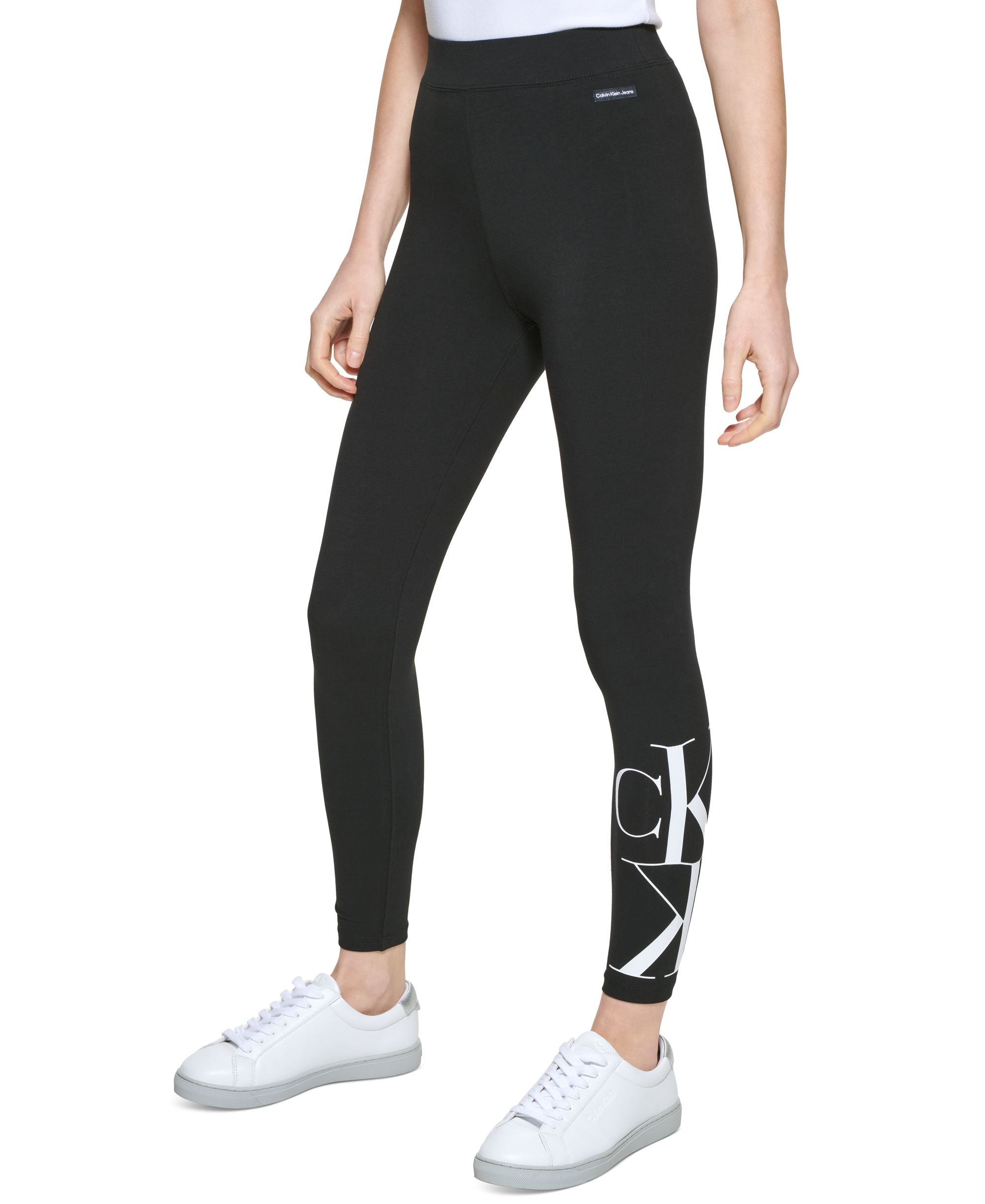 Petite Logo-Print Leggings