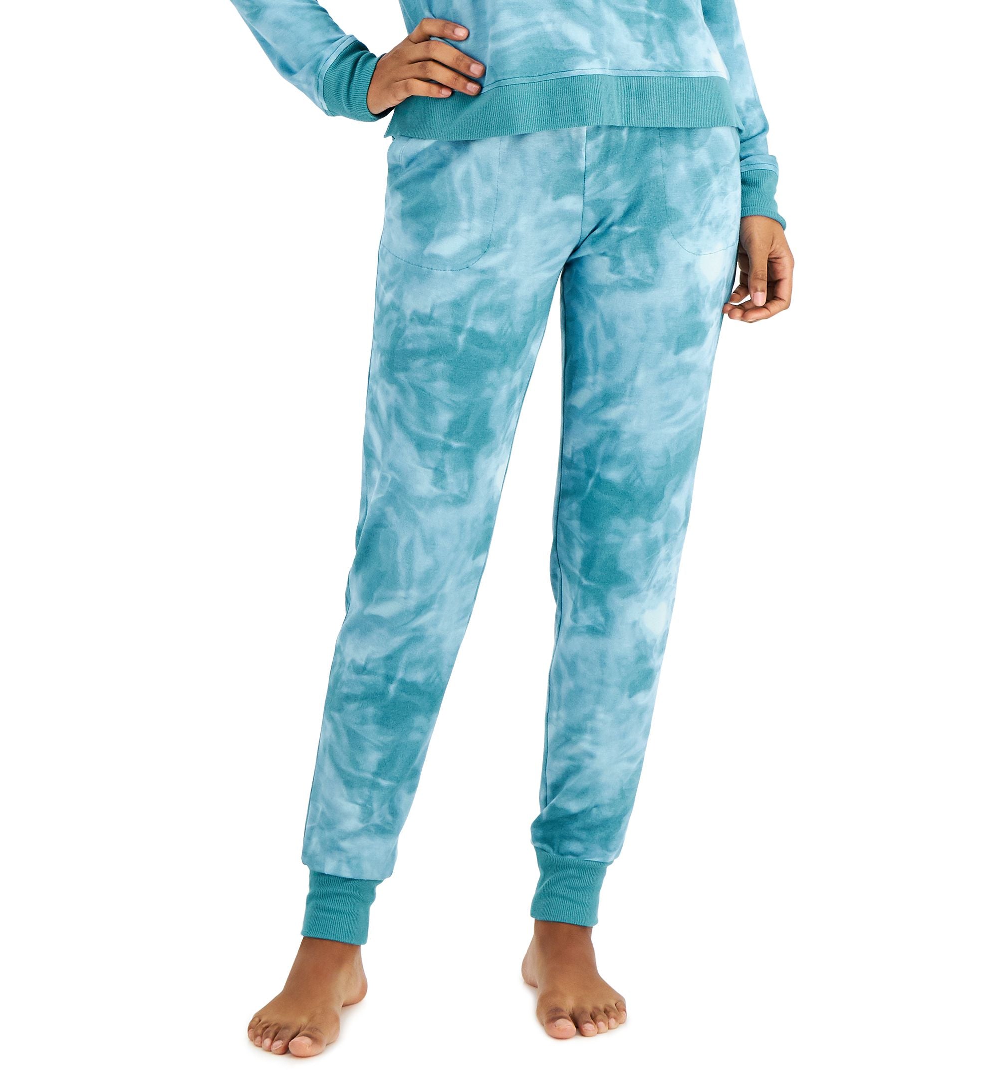 Alfani Womens Printed Jogger Pants